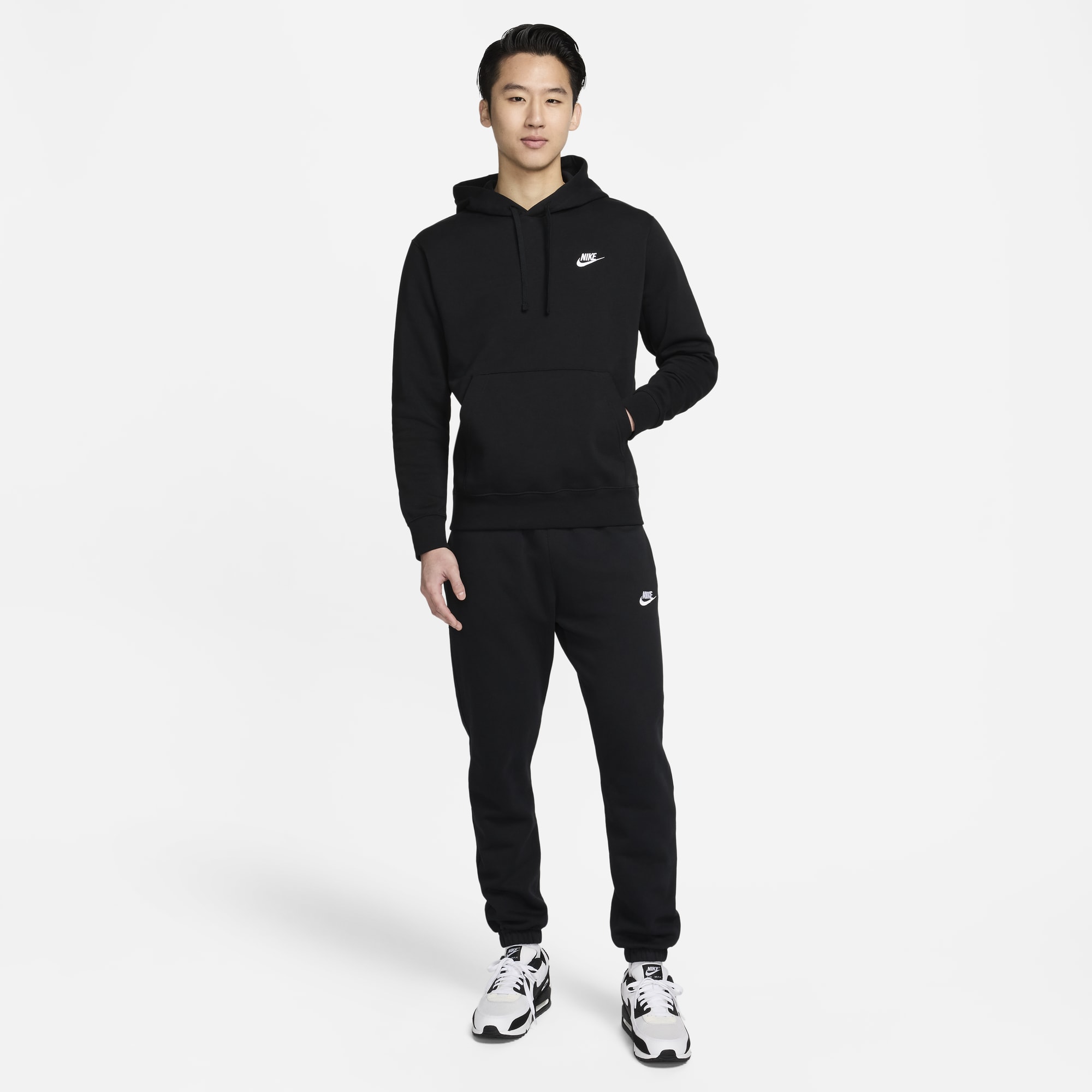 Nike Sportswear Club Fleece, NEGRO, hi-res