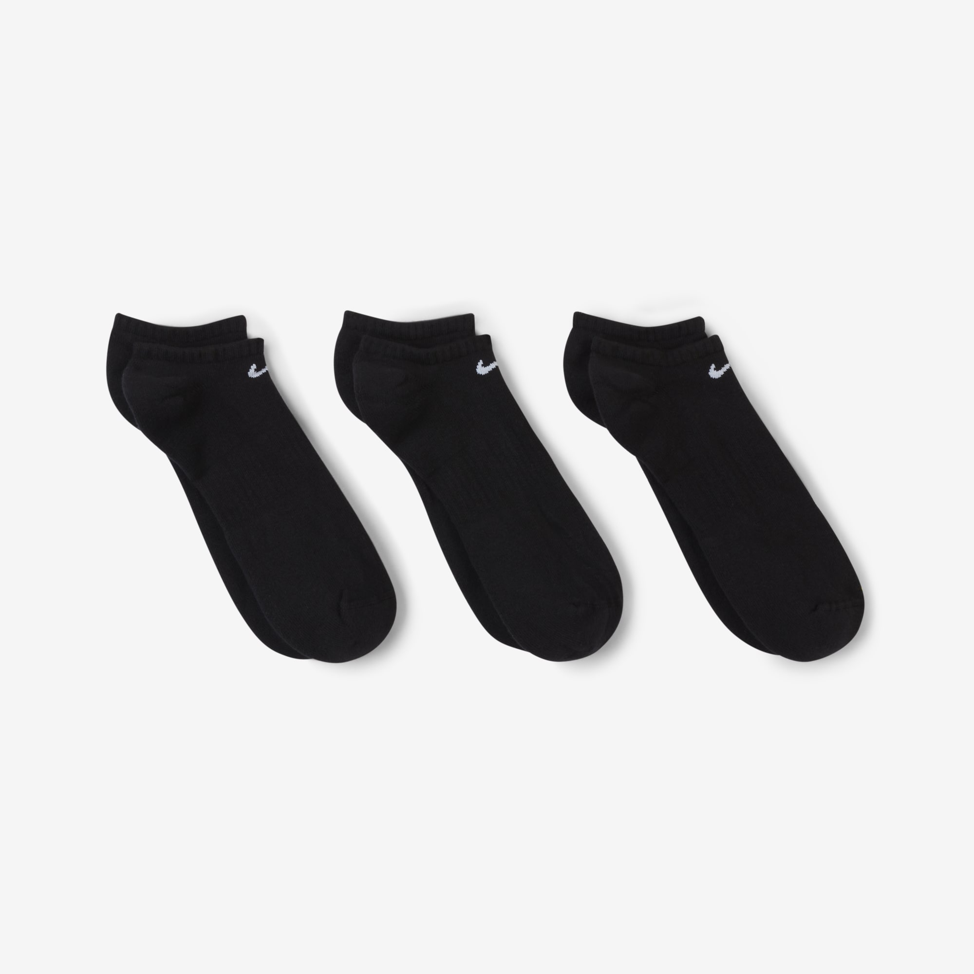 Nike Everyday Cushioned Invisibles 3 Pares, NEGRO, hi-res