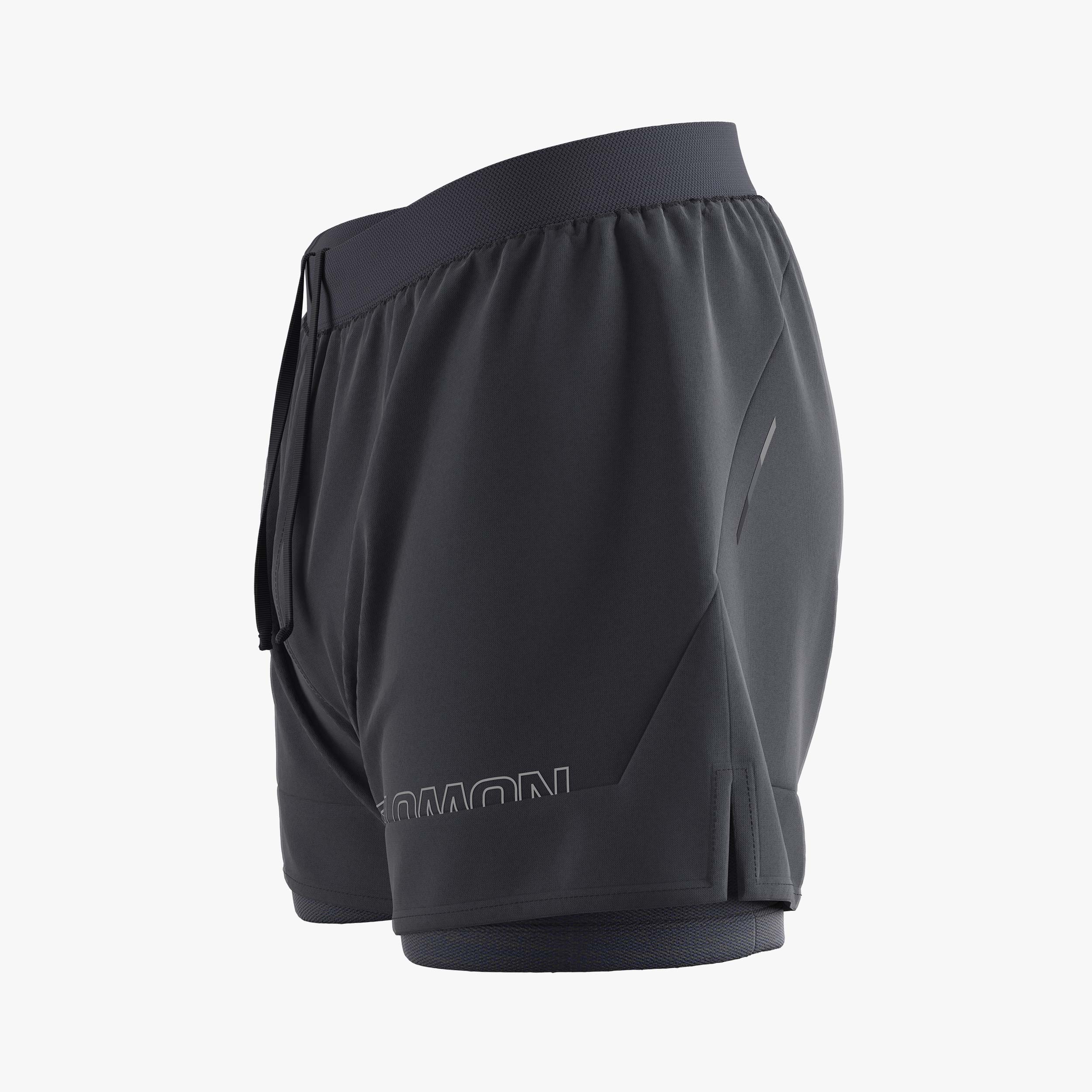 Salomon Shorts Cross 2In1, NEGRO, hi-res