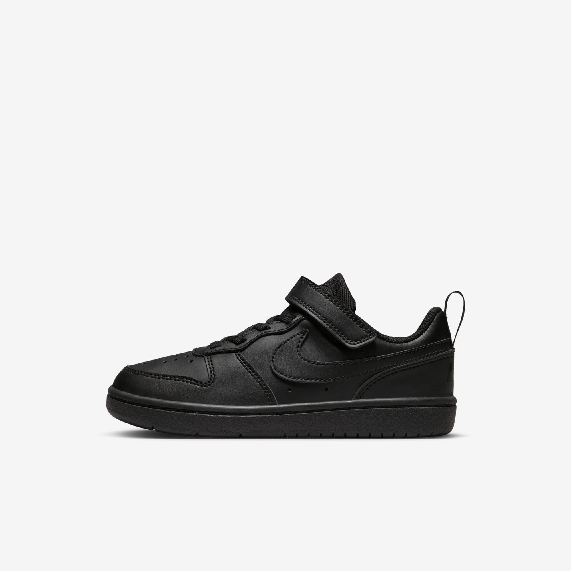 Nike Court Borough Low Recraft, NEGRO, hi-res