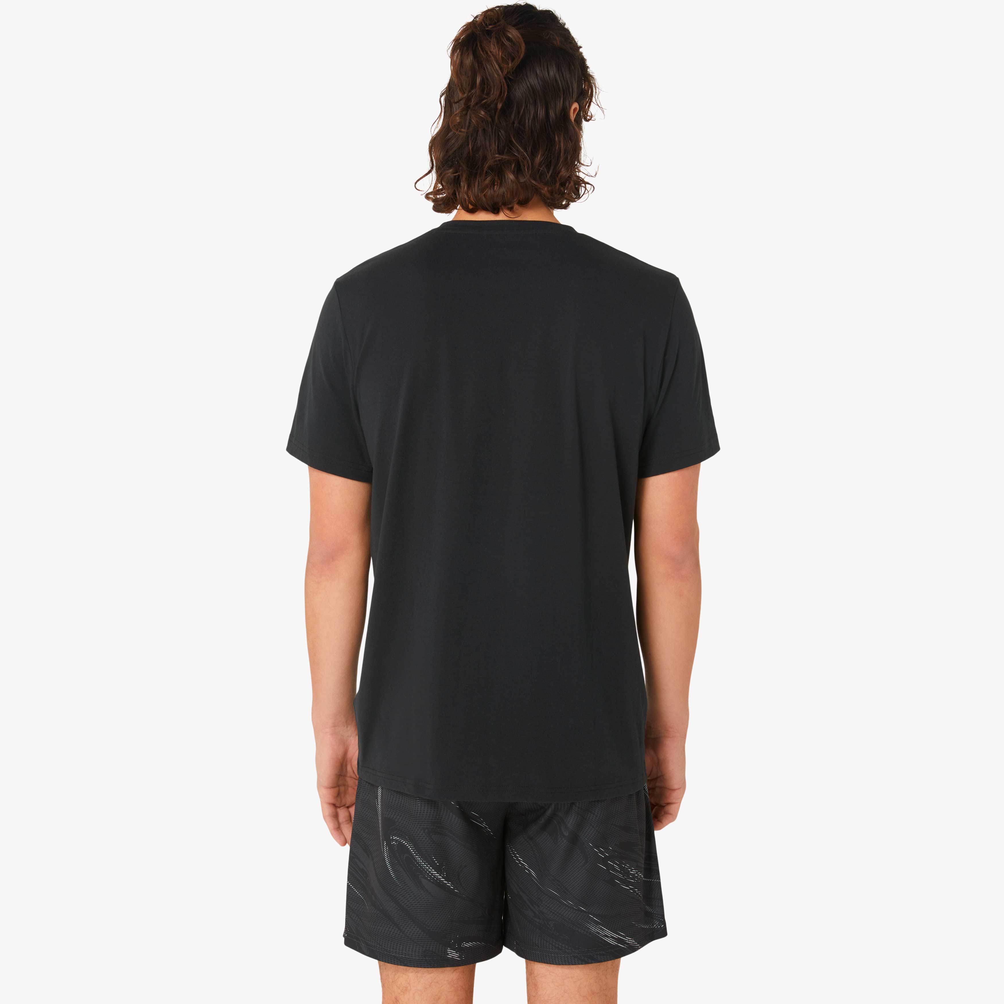 Asics Polera Seasonal Graphic Tee, NEGRO, hi-res