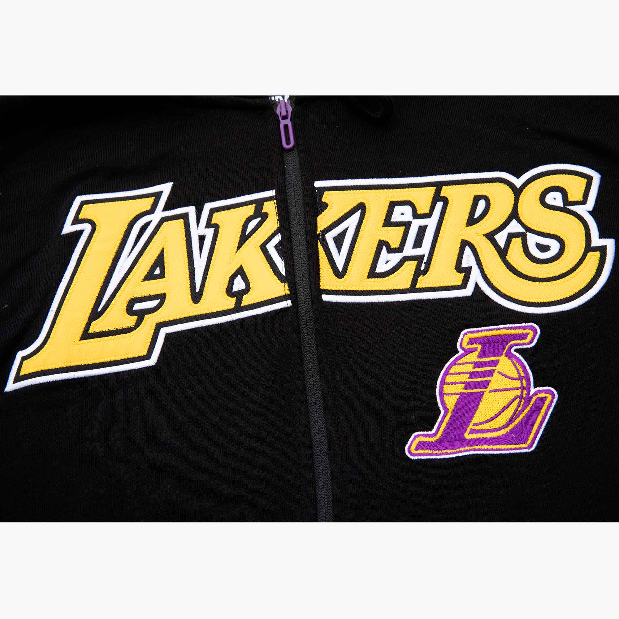 NBA Polerón Logo Patches Lakers, NEGRO, hi-res