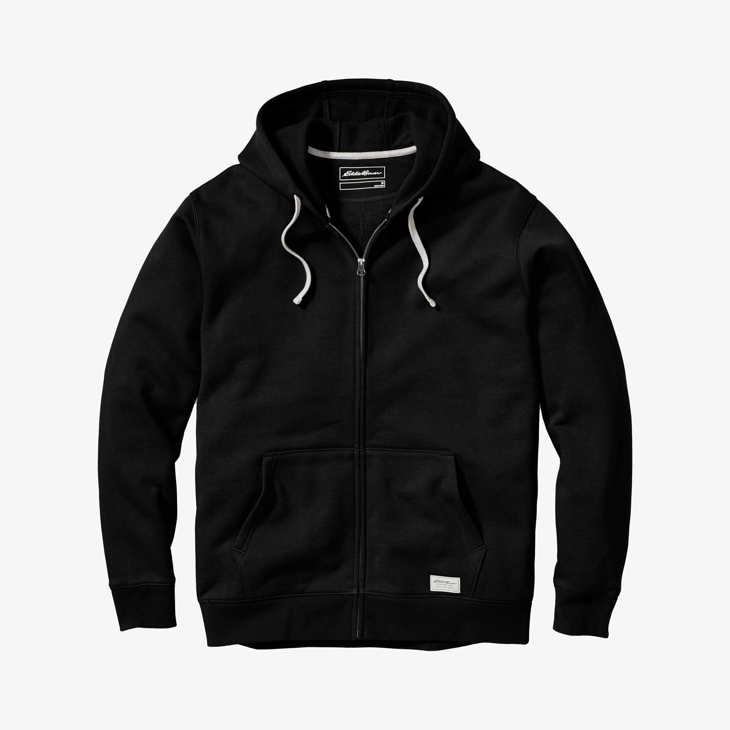 Eddie Bauer Signature Sweatshirt Ls Po Hoo, NEGRO, hi-res