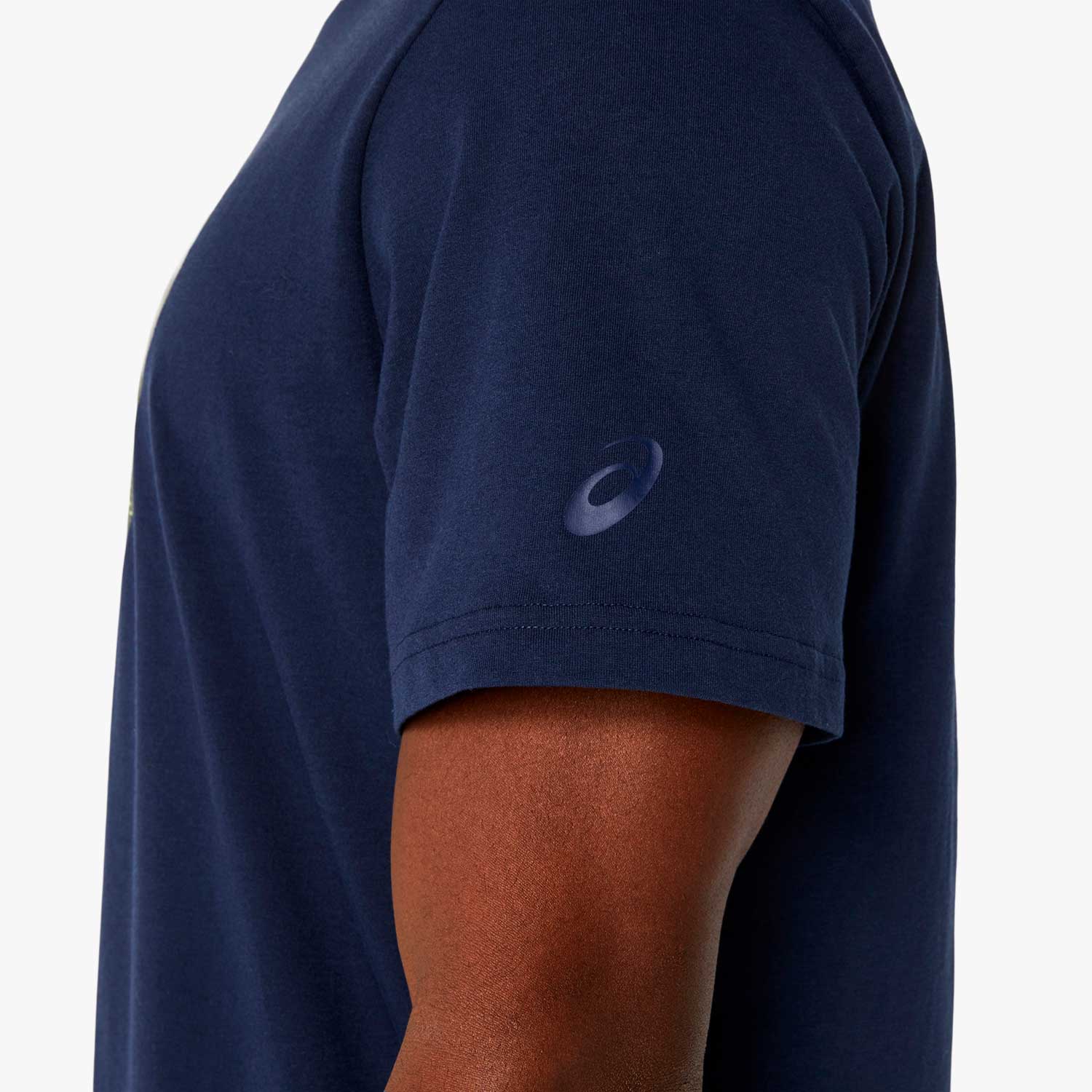 Asics Polera Seasonal Graphic Tee, AZUL, hi-res