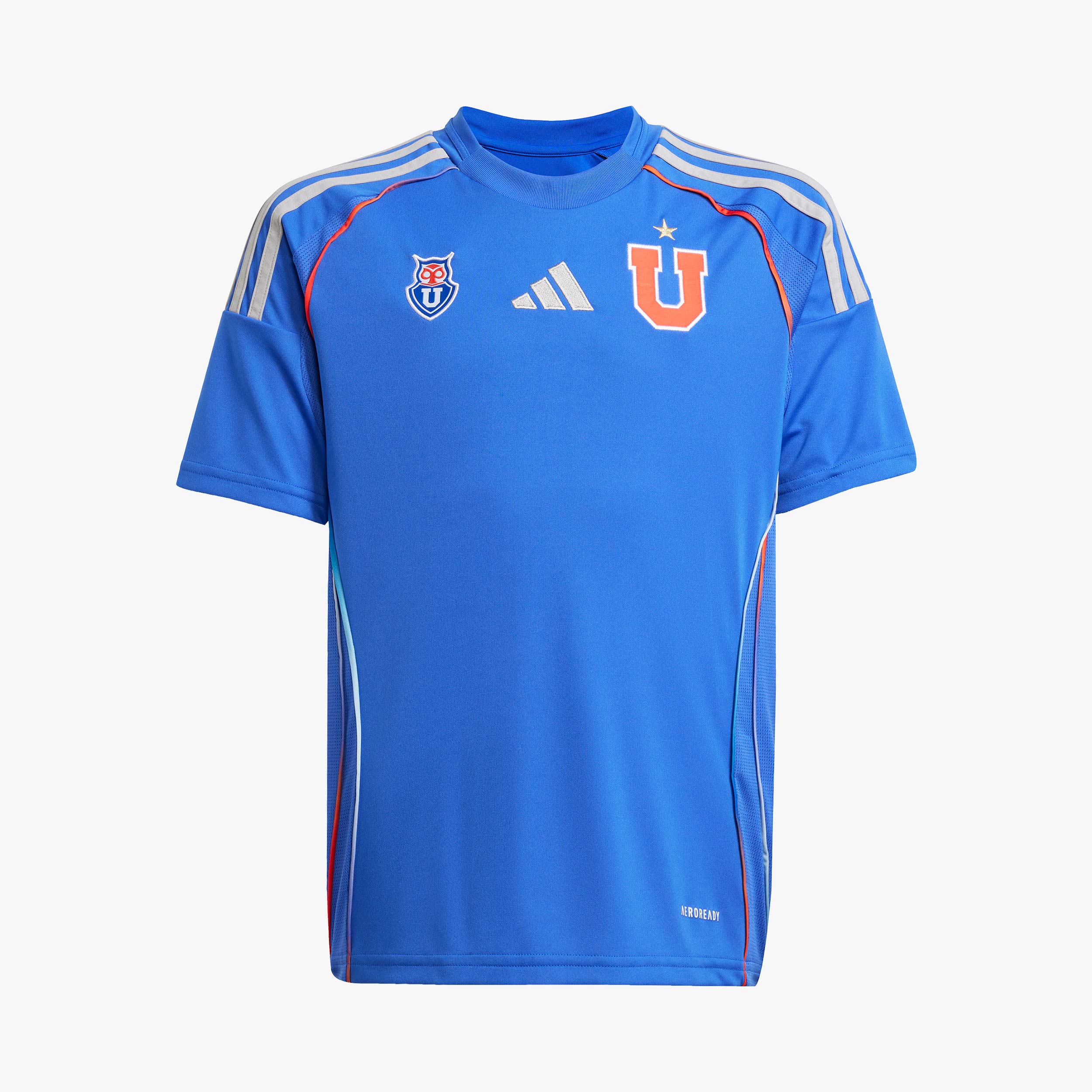 adidas Camiseta Universidad de Chile 2025 Local Juvenil, AZUL, hi-res