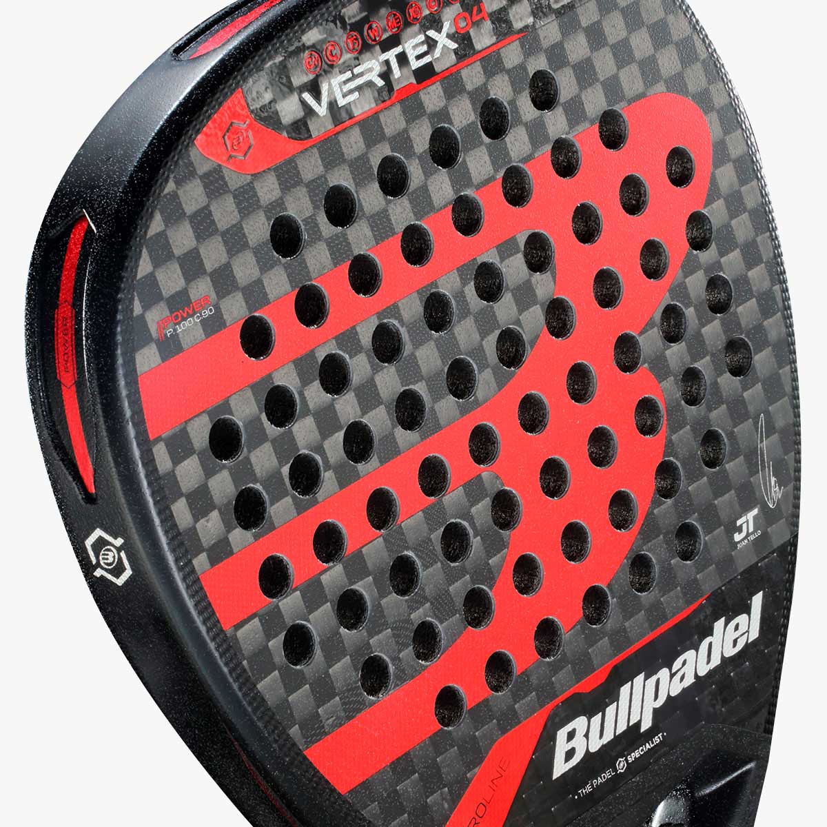 Bullpadel Pala de Pádel Vertex04, NEGRO, hi-res