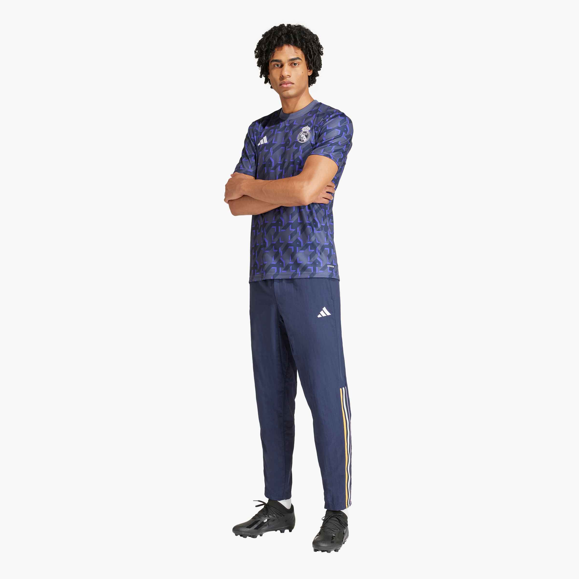 adidas Camiseta Prepartido Real Madrid, AZUL, hi-res