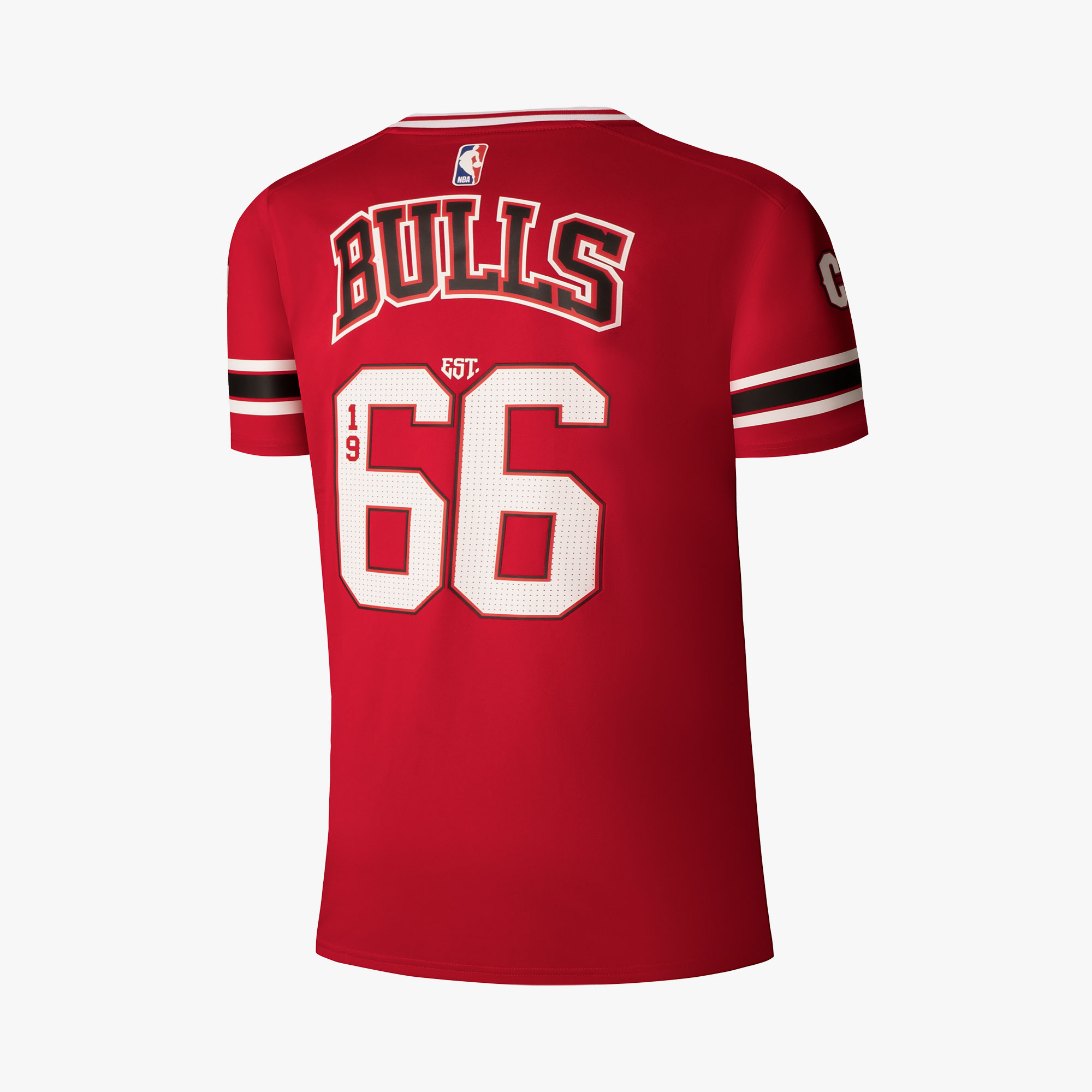 NBA Camiseta Number Print Bulls, ROJO, hi-res