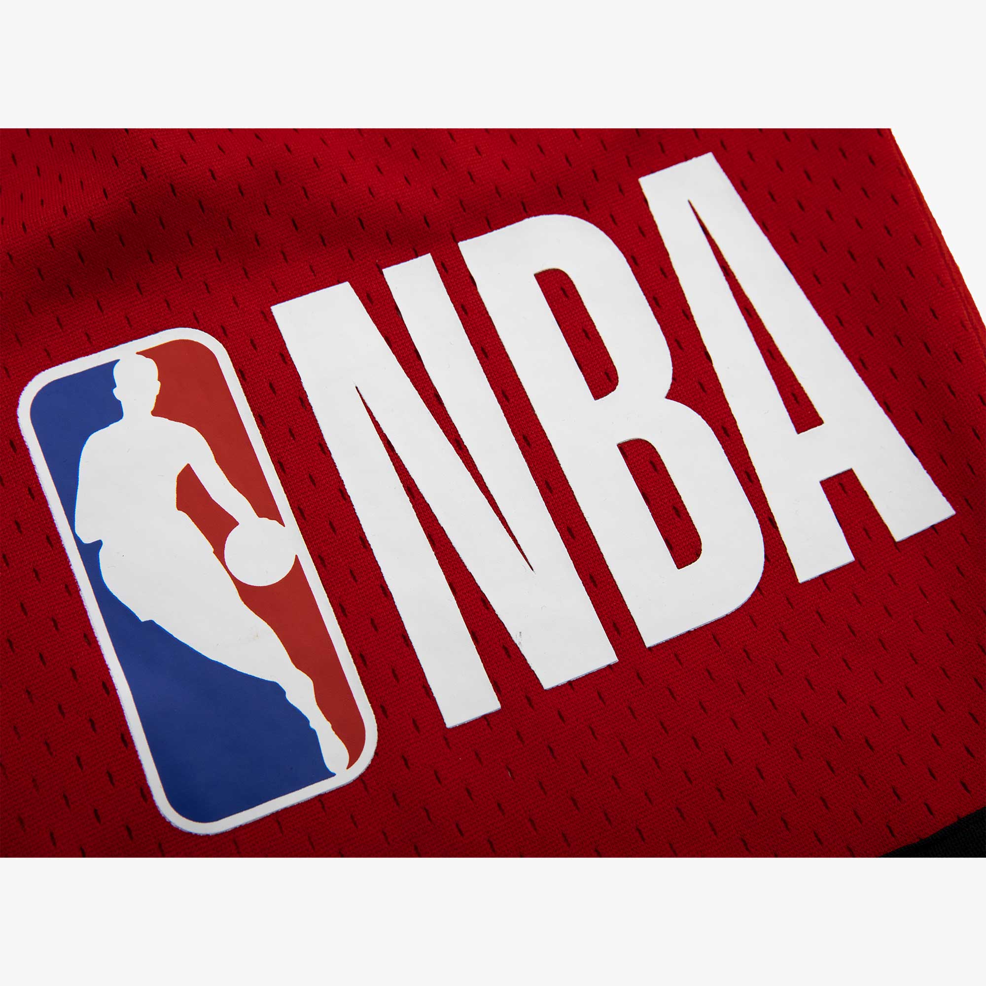 NBA Short Front Logo Bulls, ROJO, hi-res