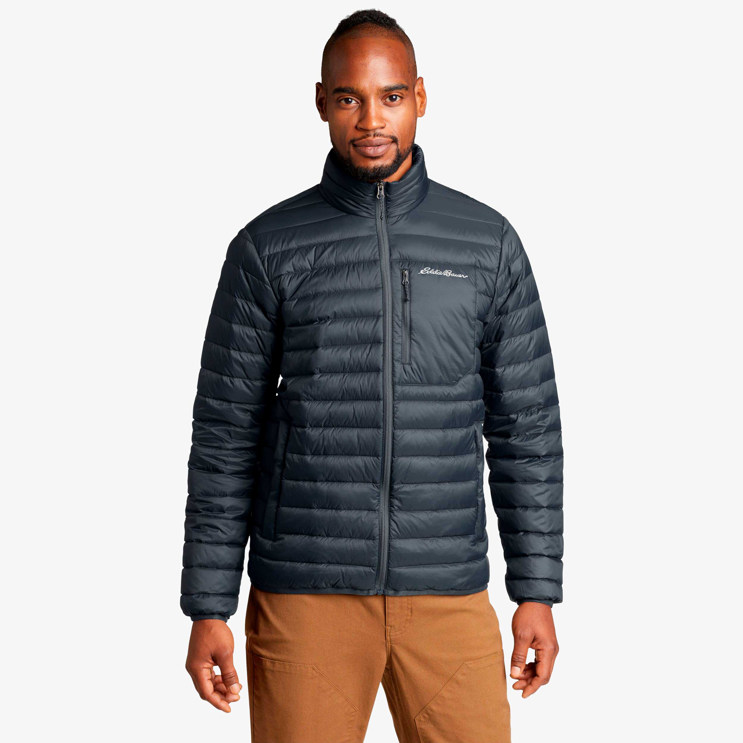 Eddie Bauer Jacket Stratustherm Down, GRIS, hi-res