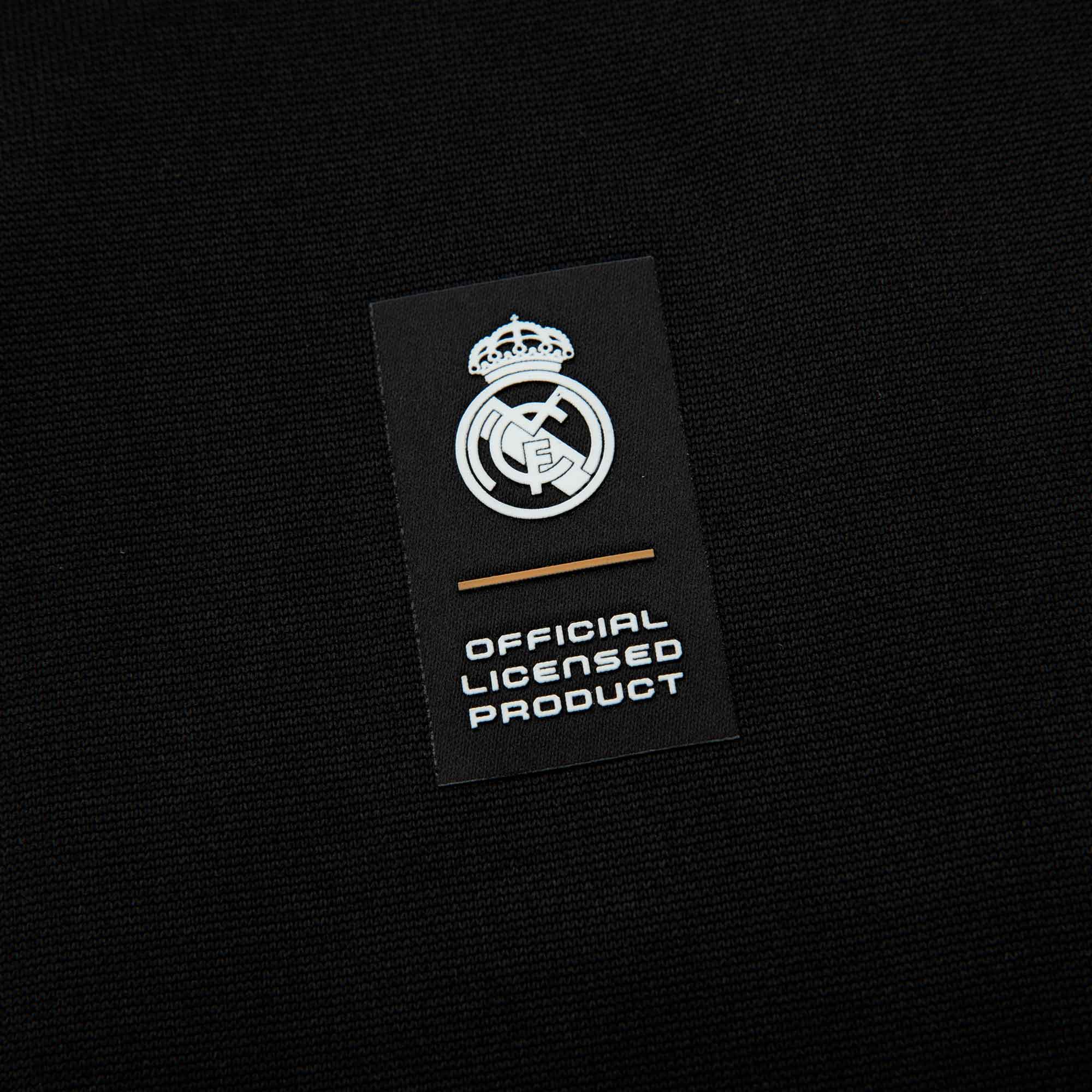 Real Madrid Polerón Soccer Geometric, NEGRO, hi-res