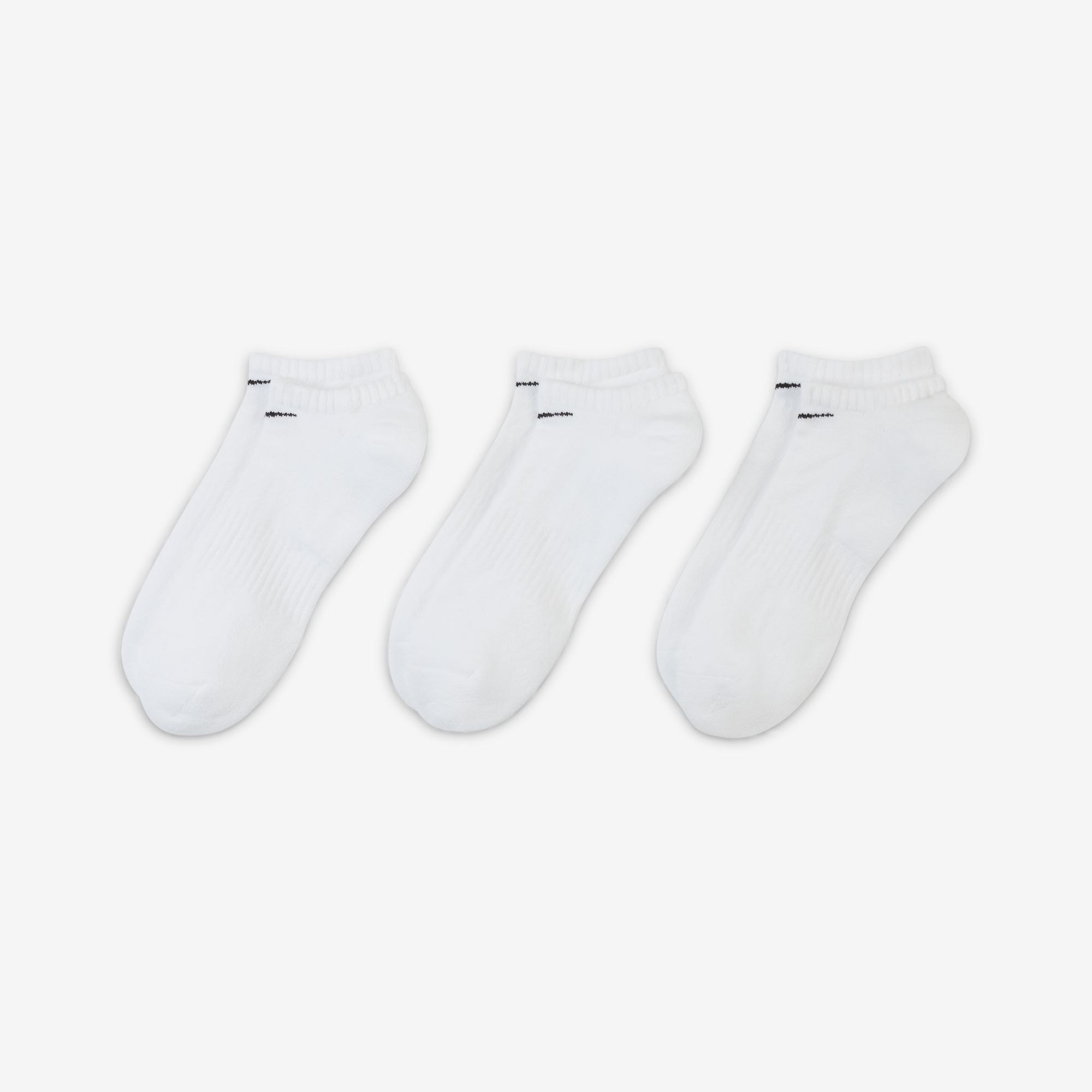 Nike Everyday Cushioned Invisibles 3 Pares, BLANCO, hi-res