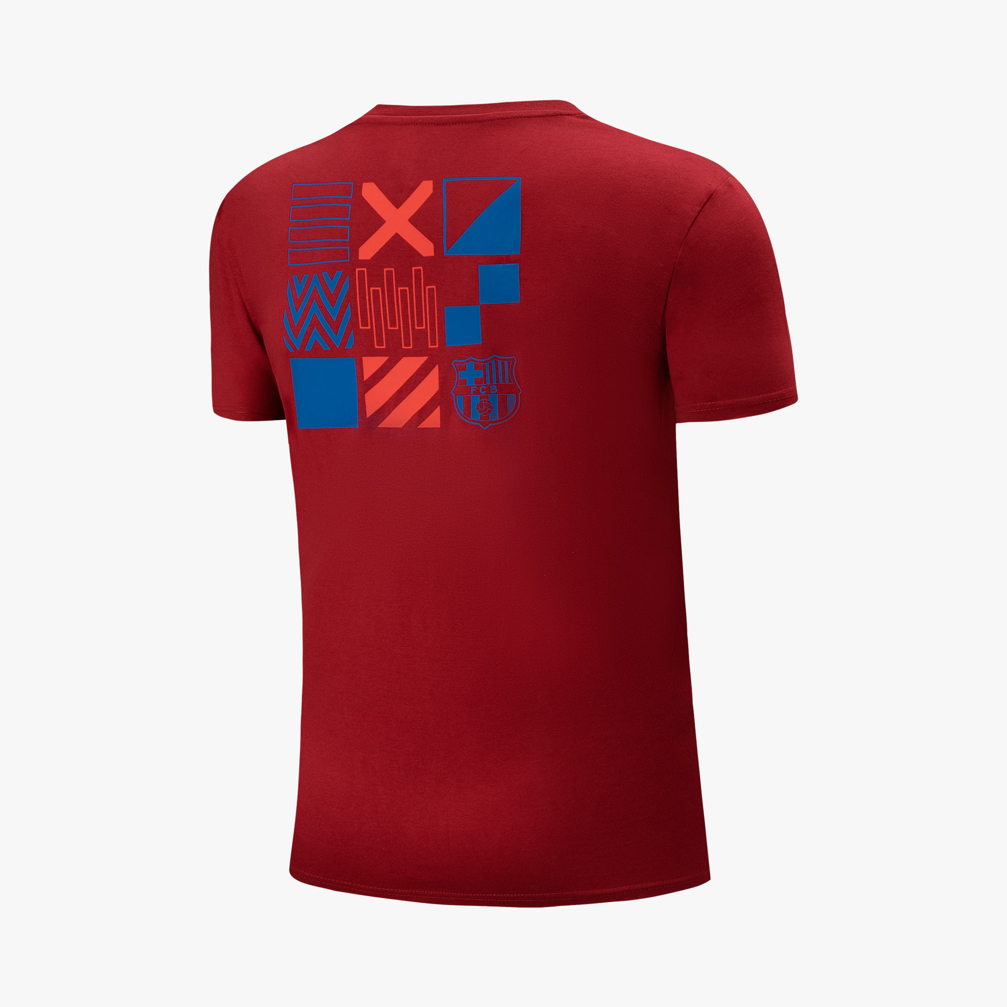 F.C. Barcelona Camiseta Geometric, AZUL, hi-res