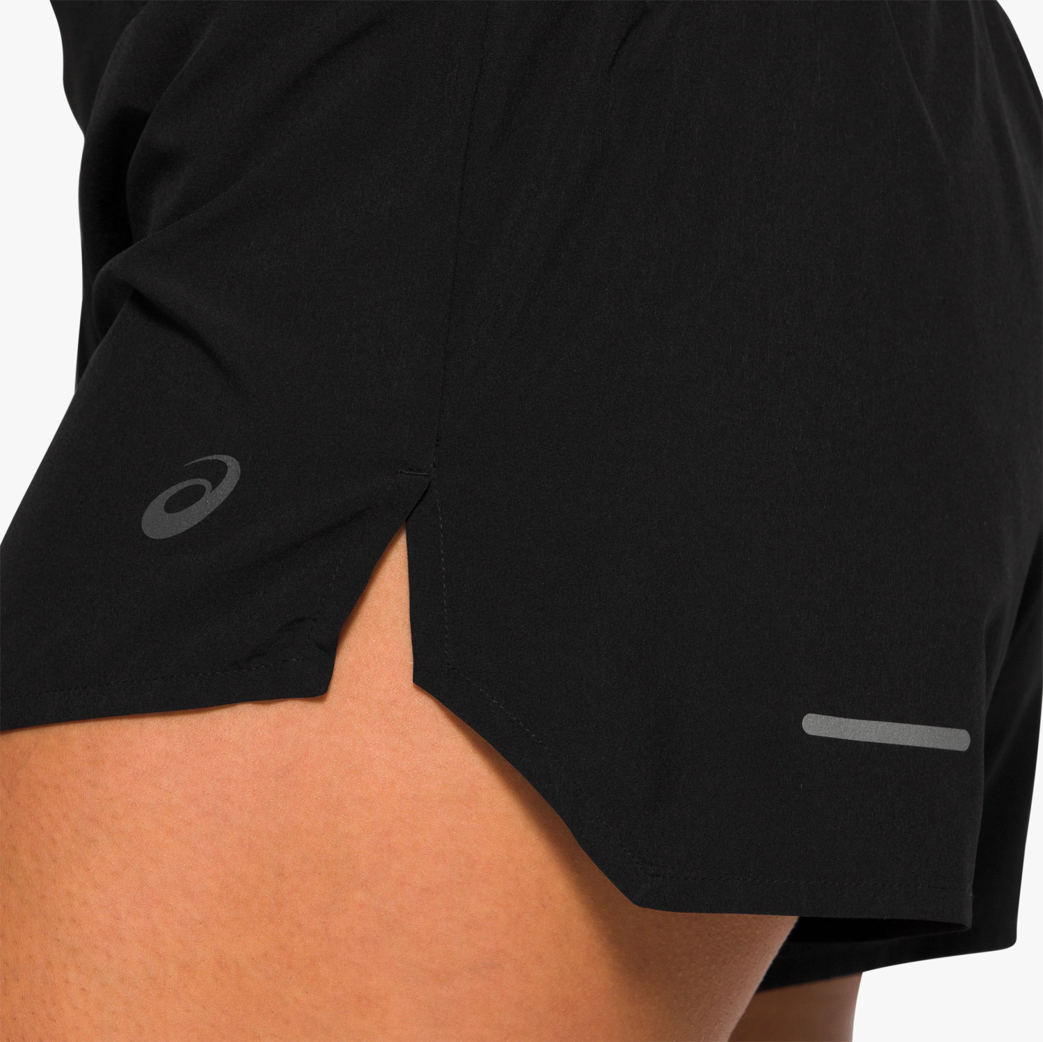 Asics Shorts Road 3.5in, NEGRO, hi-res