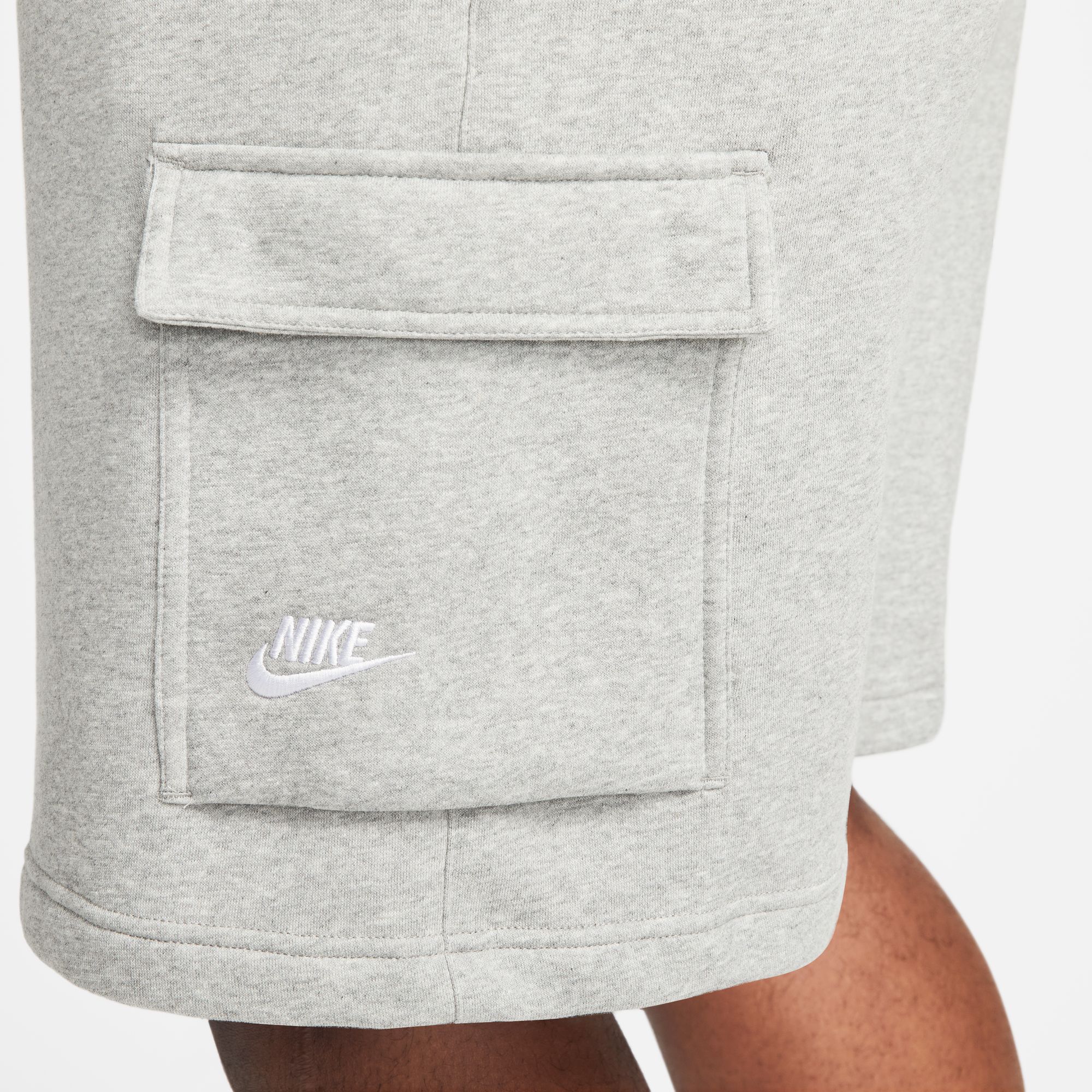 Nike Sportswear Club, Gris oscuro jaspeado/Plata mate/Blanco, hi-res