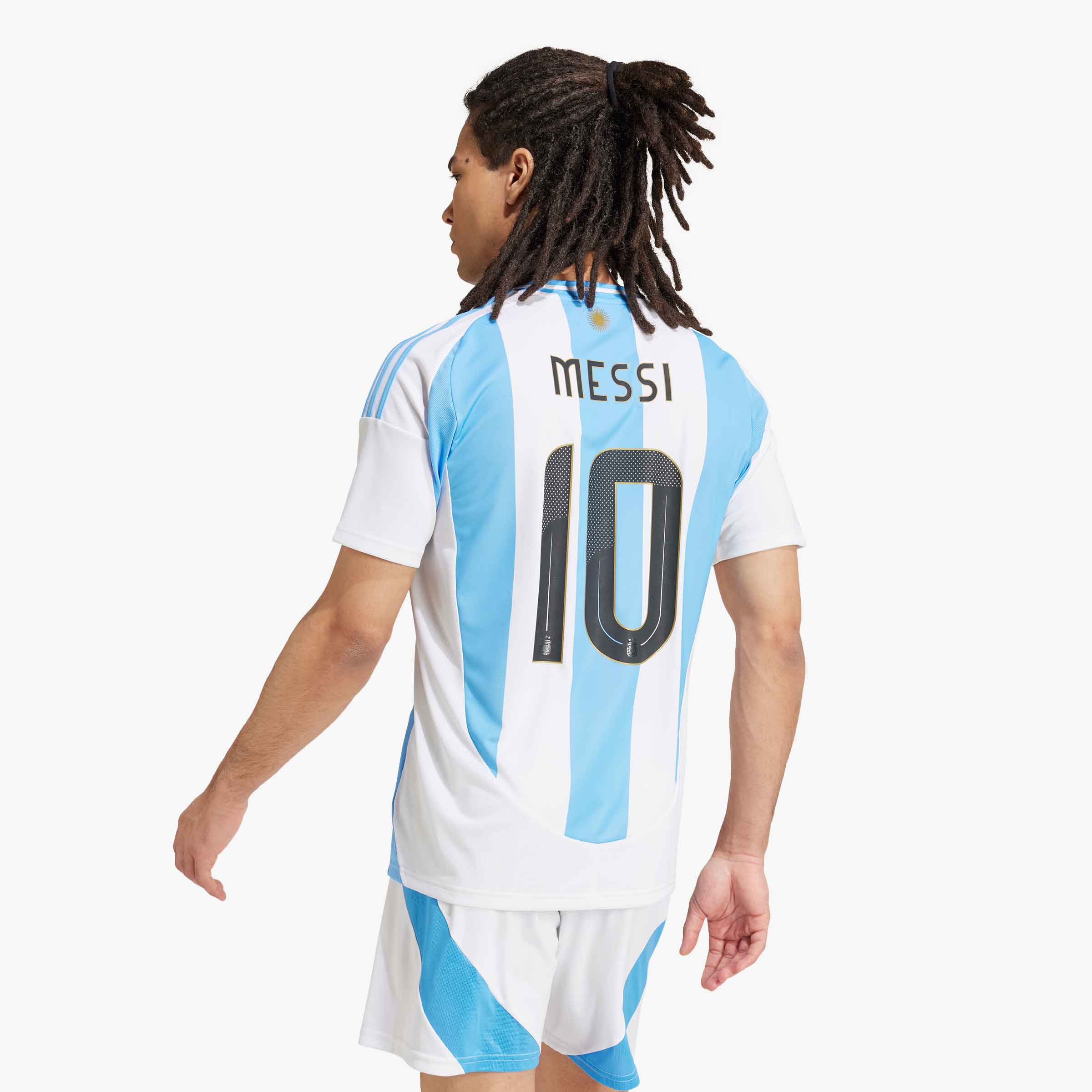 adidas Camiseta Primera Equipación Argentina 24 Messi, BLANCO, hi-res