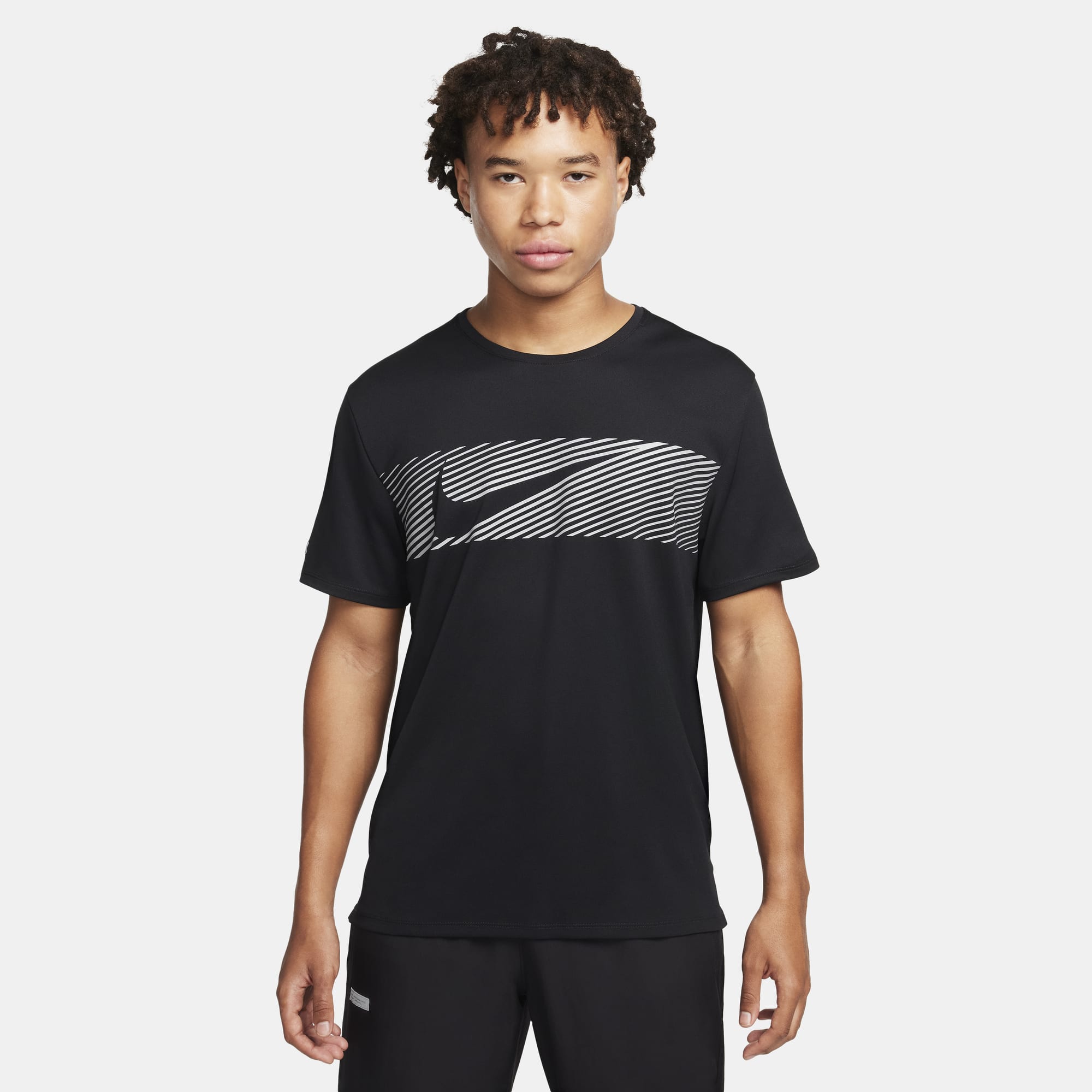 Nike Miler Flash, NEGRO, hi-res