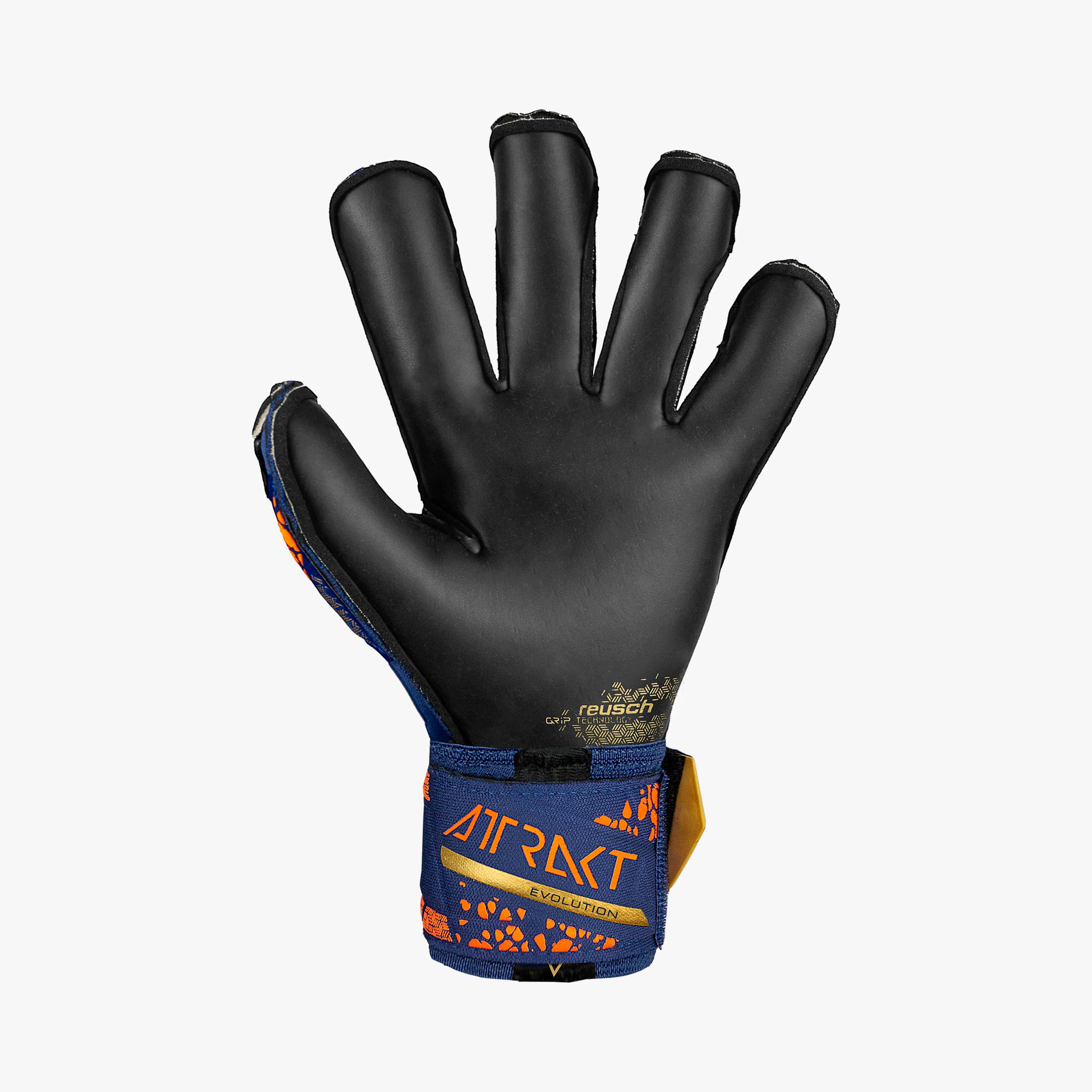 Reusch Guantes Arquero Attrakt Gold X Evolution, AZUL, hi-res