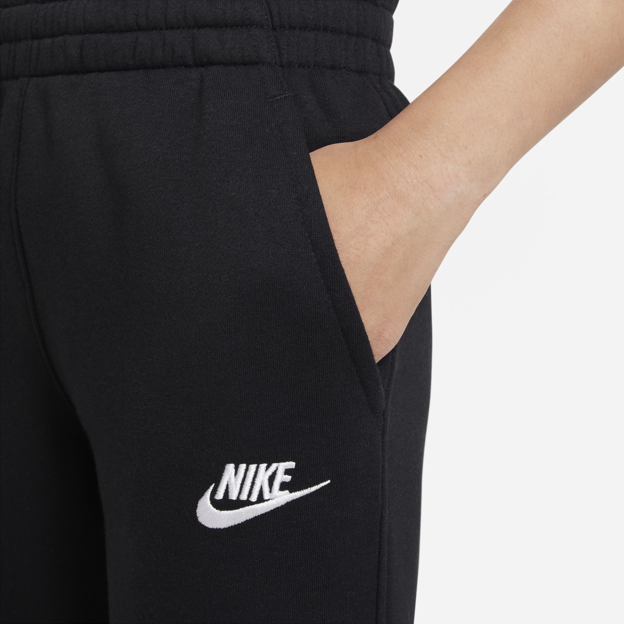 Nike Sportswear Club Fleece, Negro/Blanco, hi-res