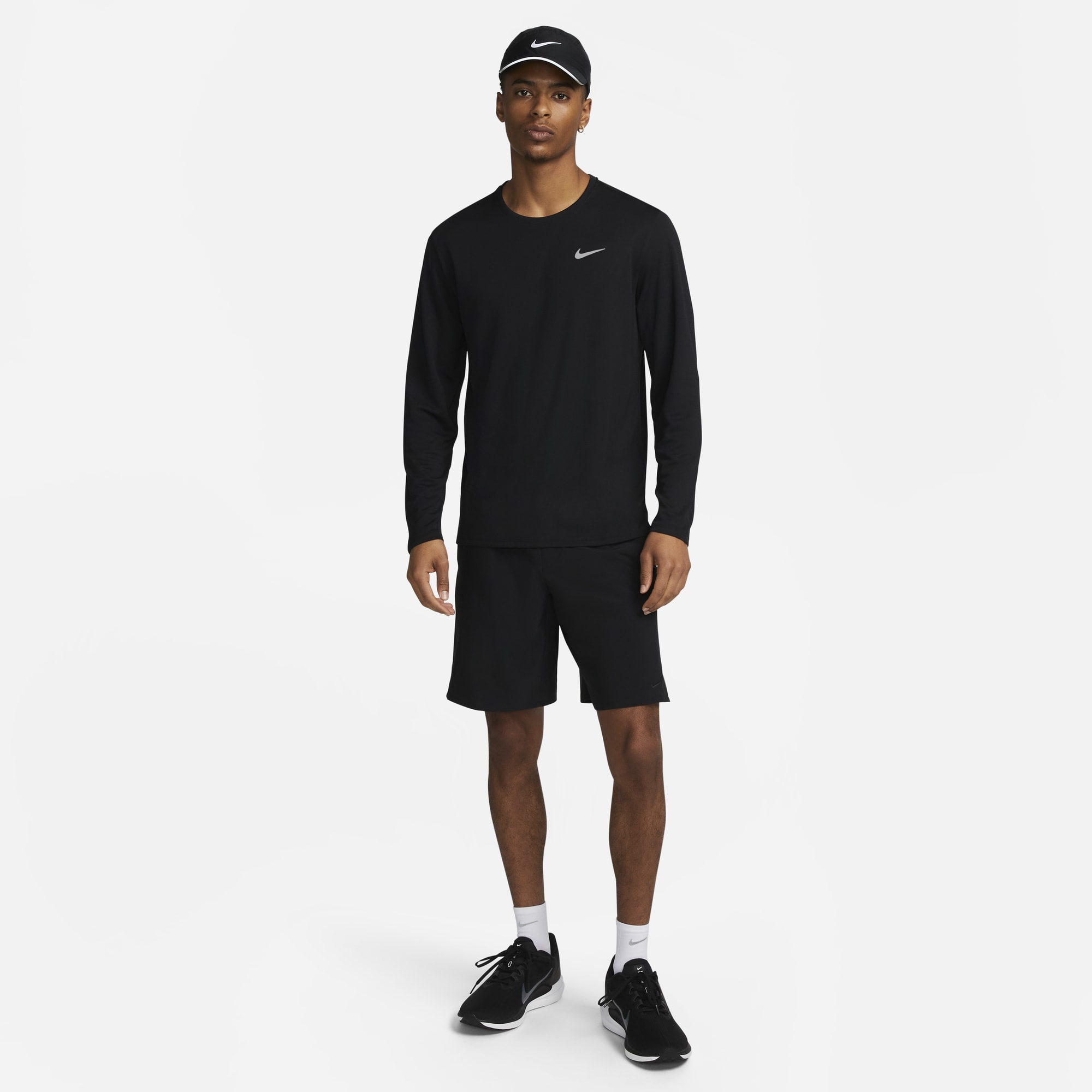 Nike Miler, NEGRO, hi-res