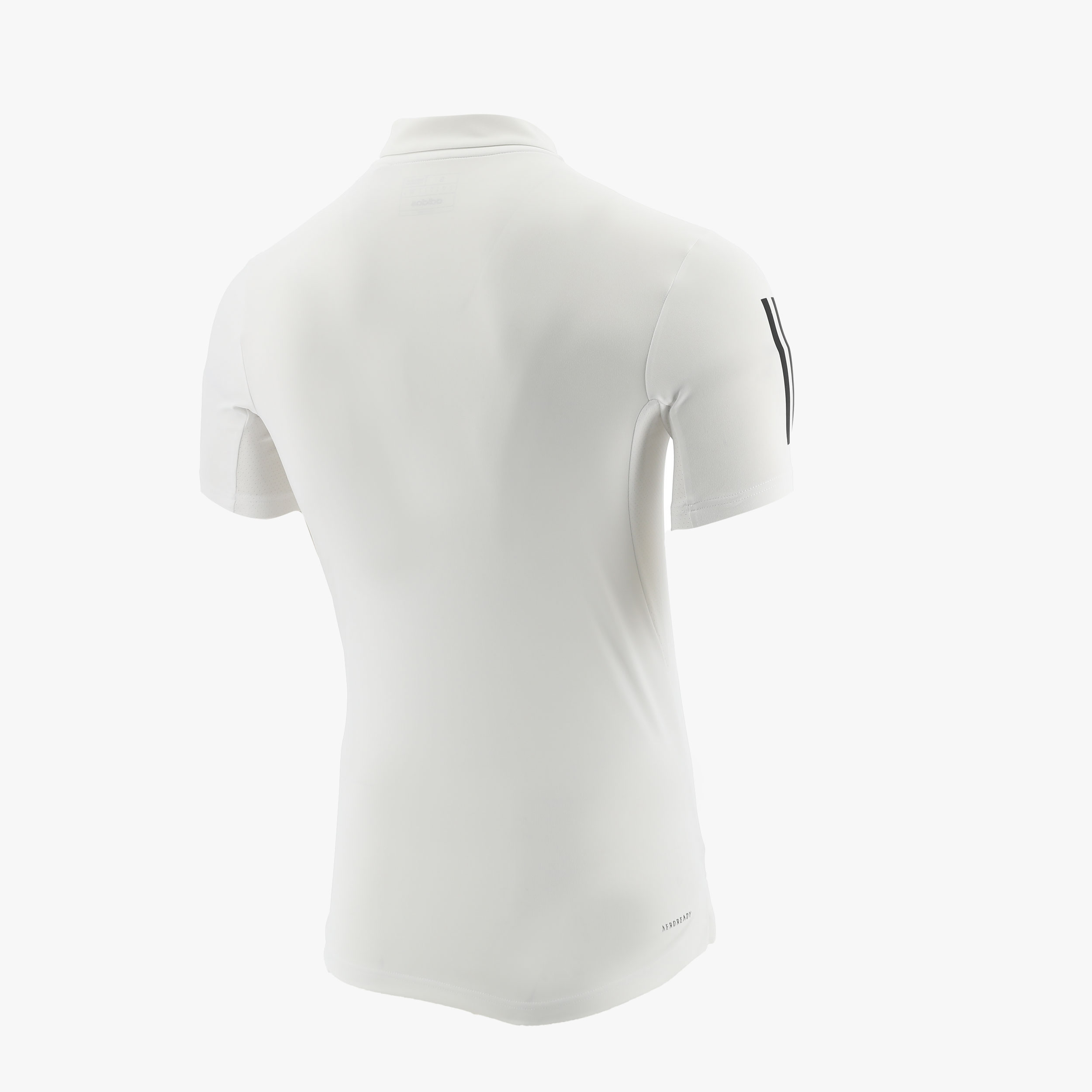 adidas Polera Club Tennis 3 bandas, BLANCO, hi-res