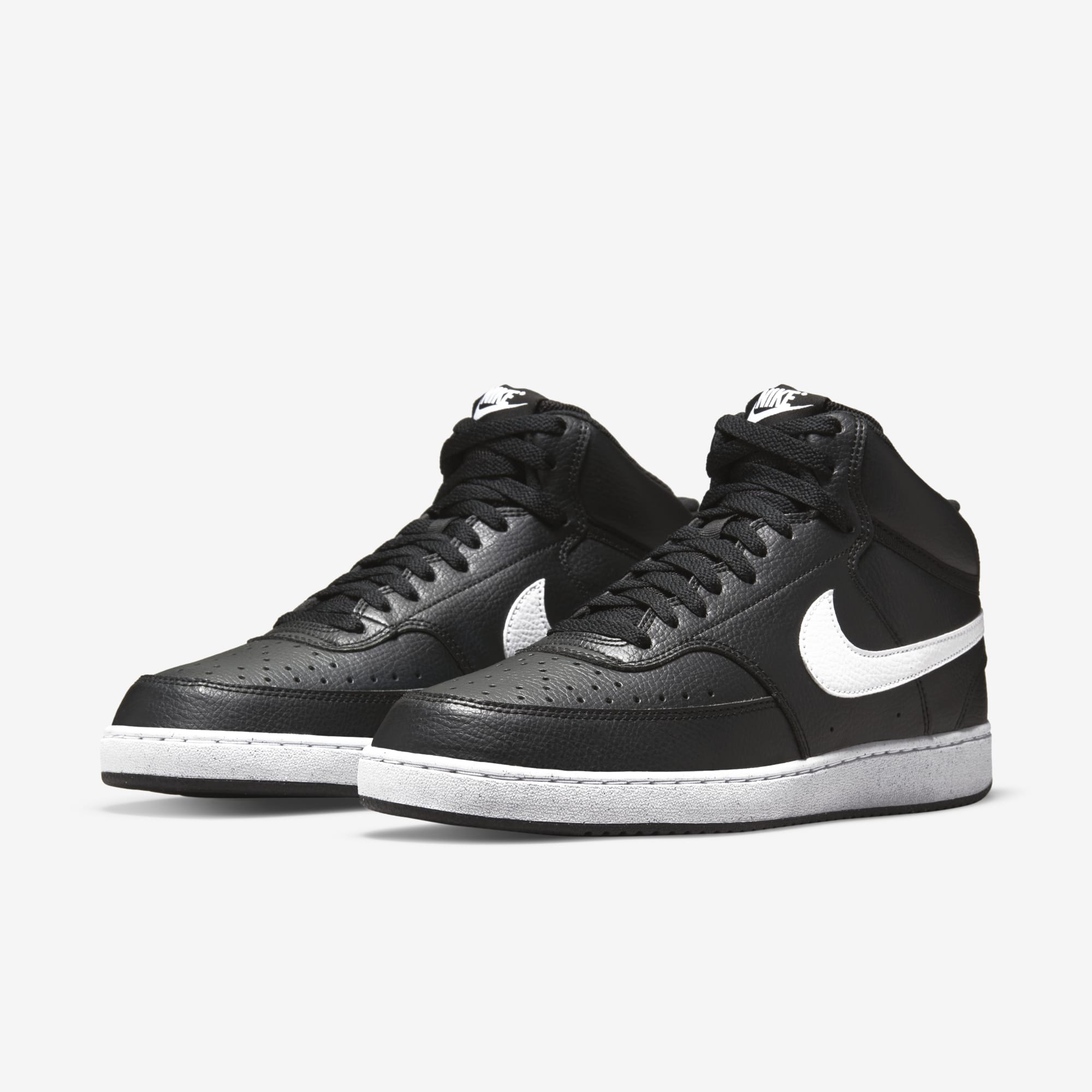 Nike Court Vision Mid Next Nature, NEGRO, hi-res