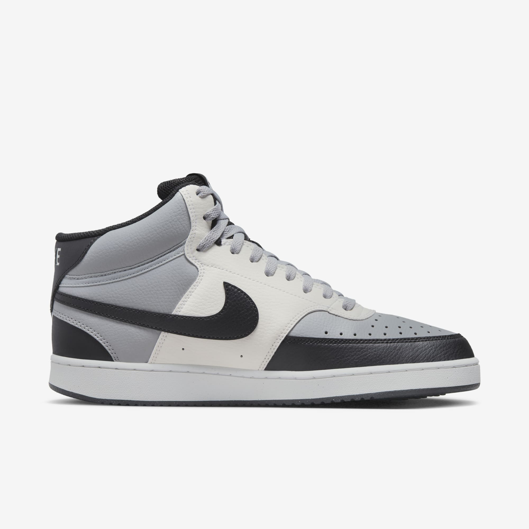 Nike Court Vision Mid Next Nature, NEGRO, hi-res