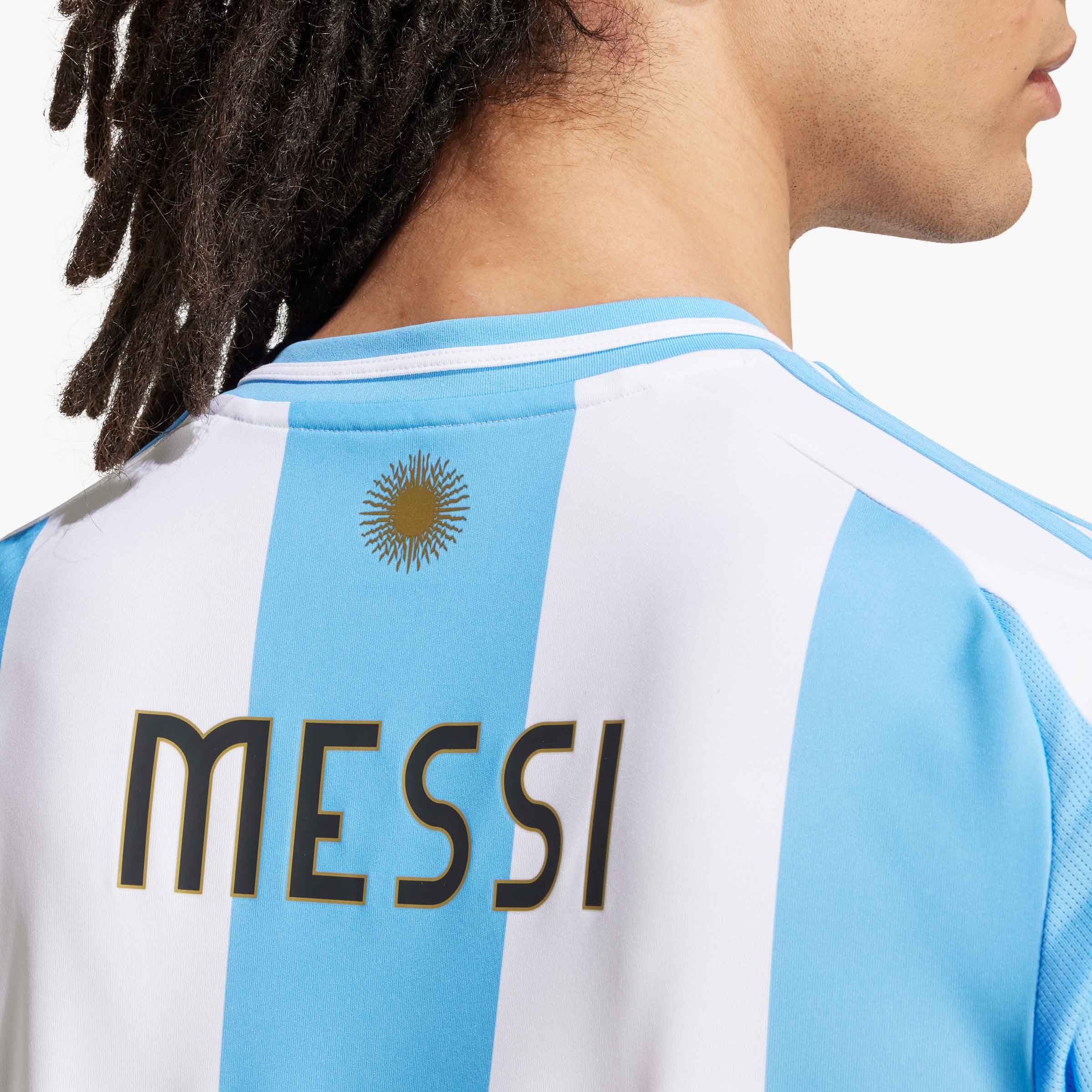 adidas Camiseta Primera Equipación Argentina 24 Messi, BLANCO, hi-res