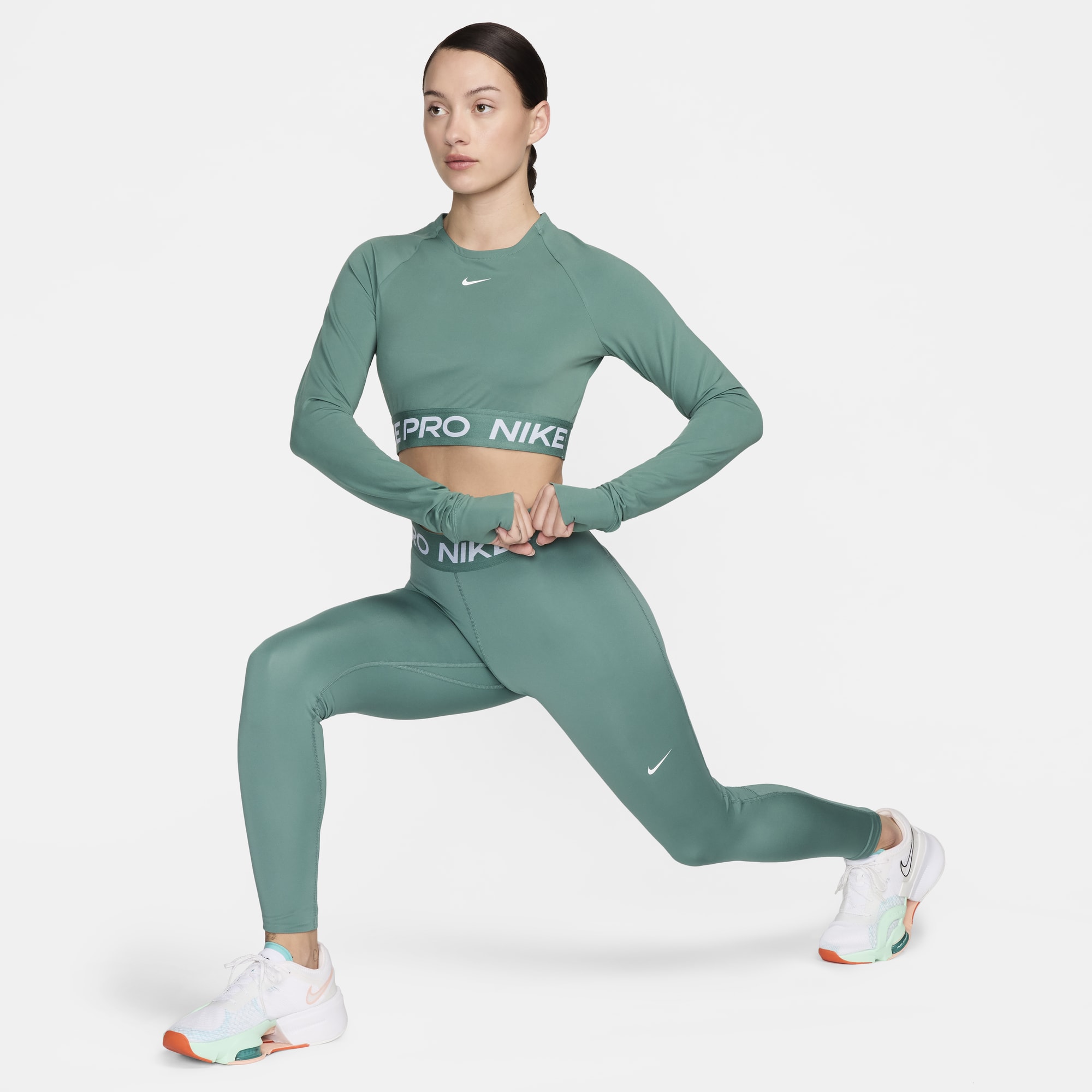 Nike Pro, VERDE, hi-res