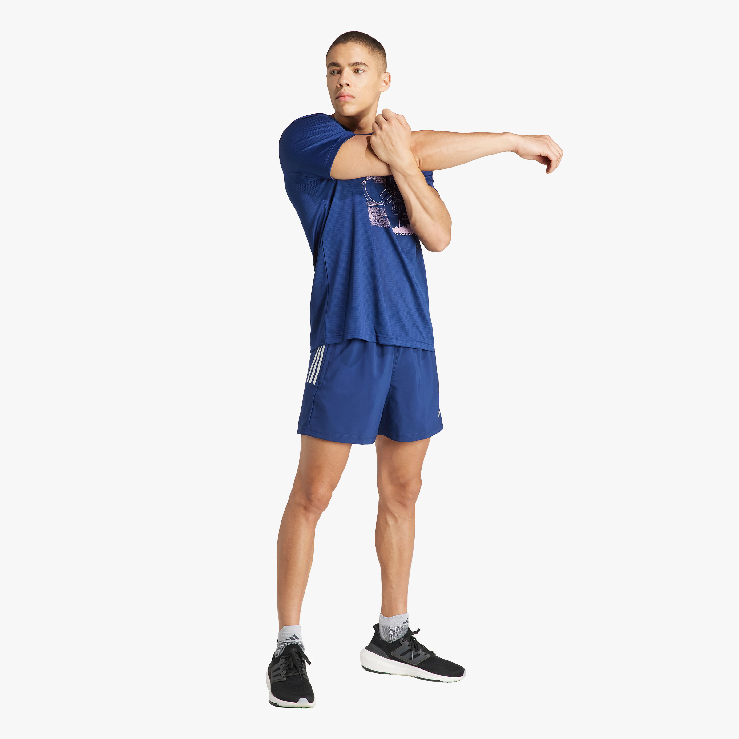 adidas Shorts Own The Run, AZUL, hi-res