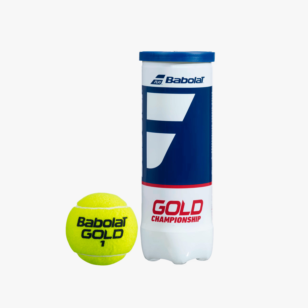 Babolat Pelotas Tenis Gold Championship x3, AMARILLO, hi-res