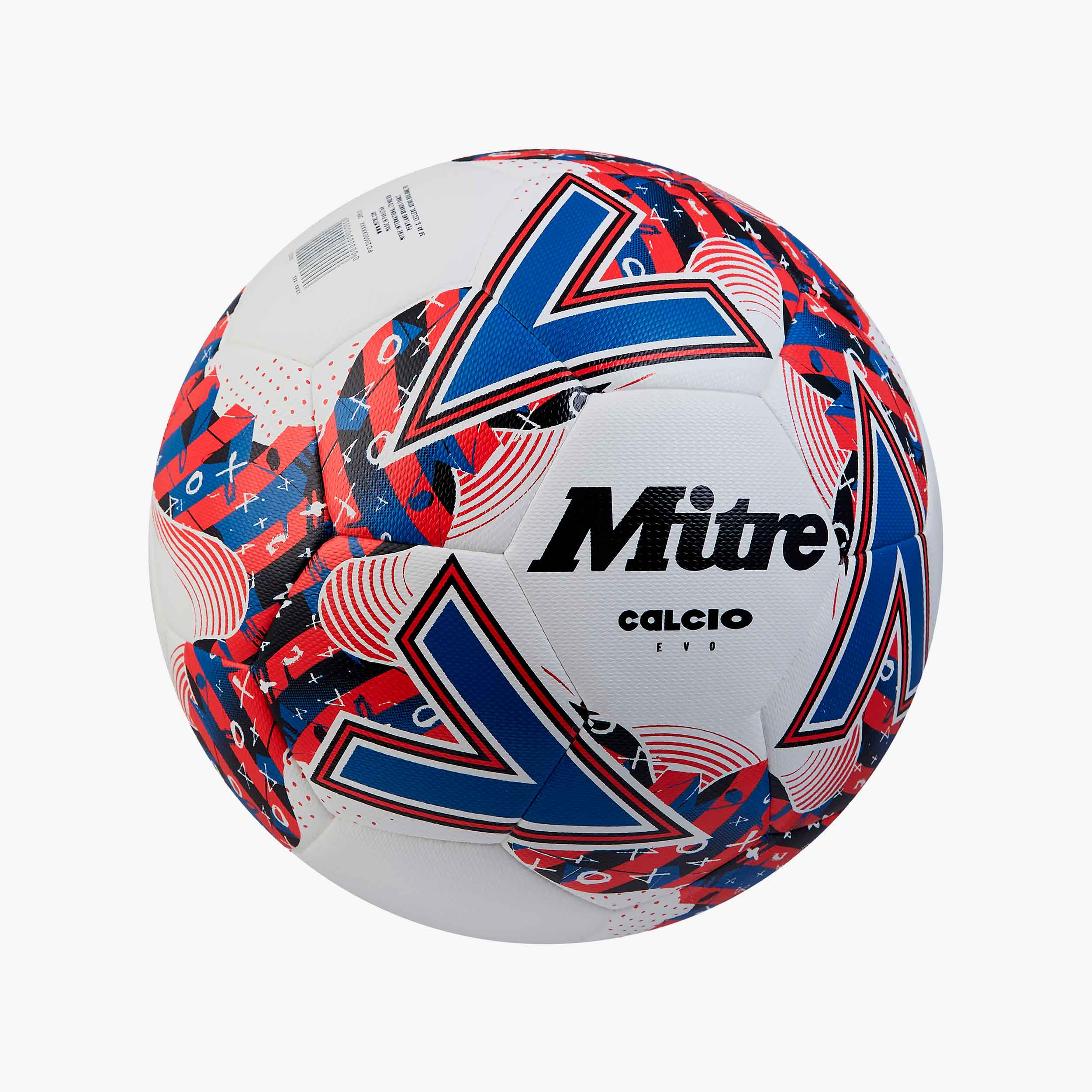 Mitre Pelota de Fútbol Calcio Evo, BLANCO, hi-res