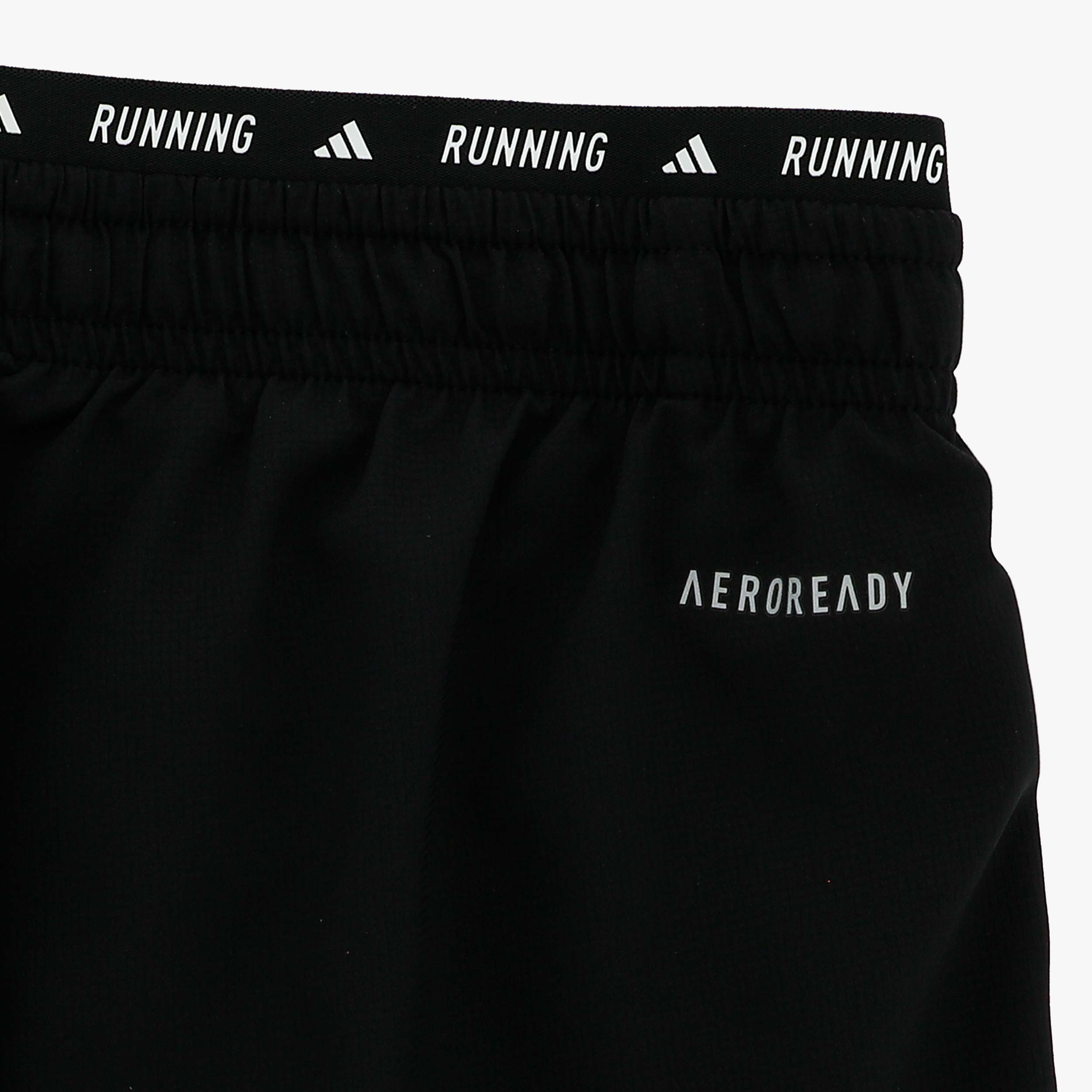 adidas Shorts Own the Run 2-in-1 3 Bandas, NEGRO, hi-res