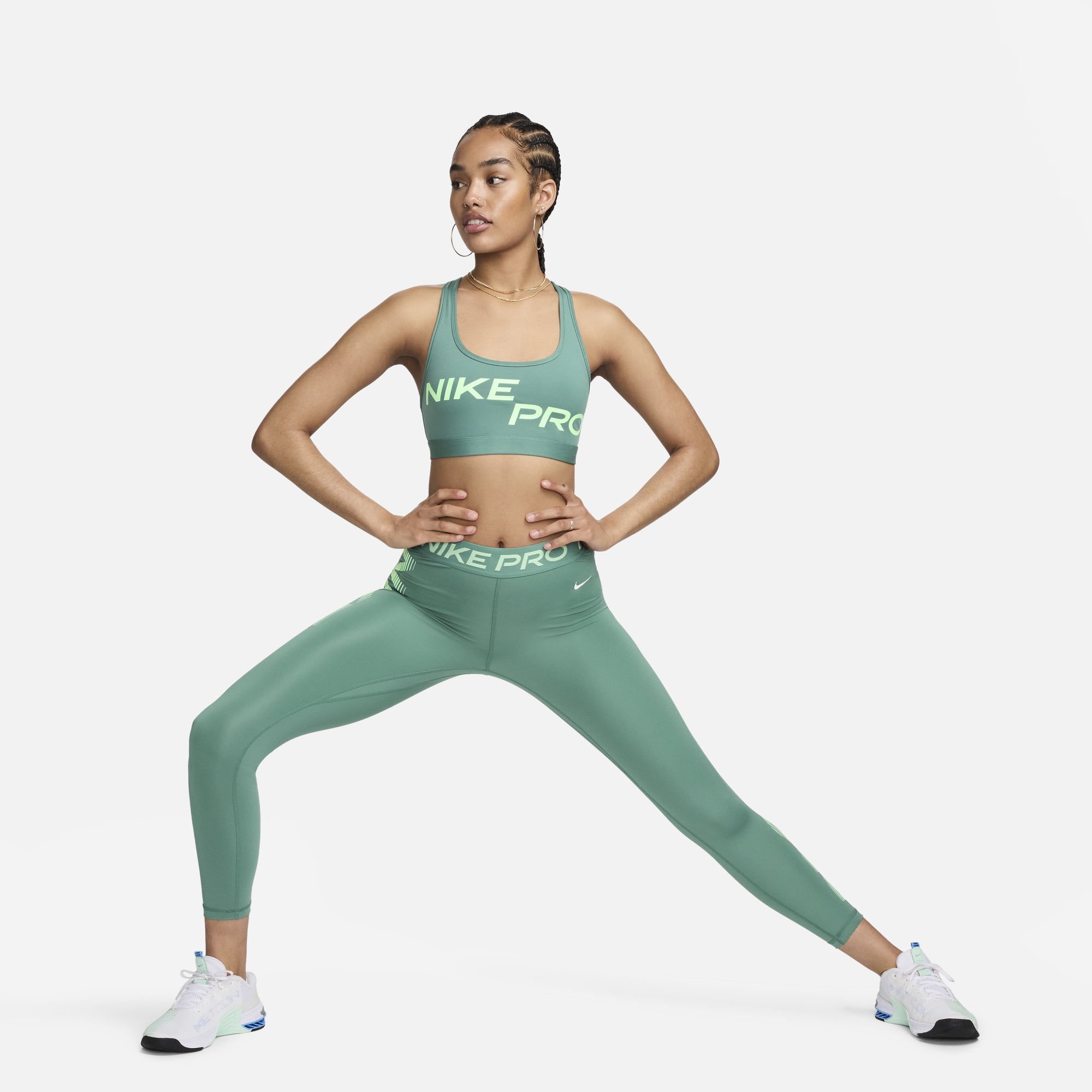 Nike Pro, VERDE, hi-res