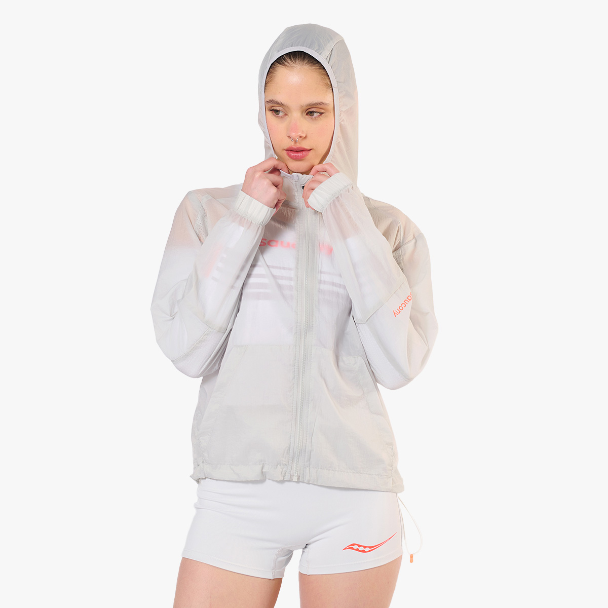 Saucony Chaqueta Elevate Packaw, GRIS, hi-res