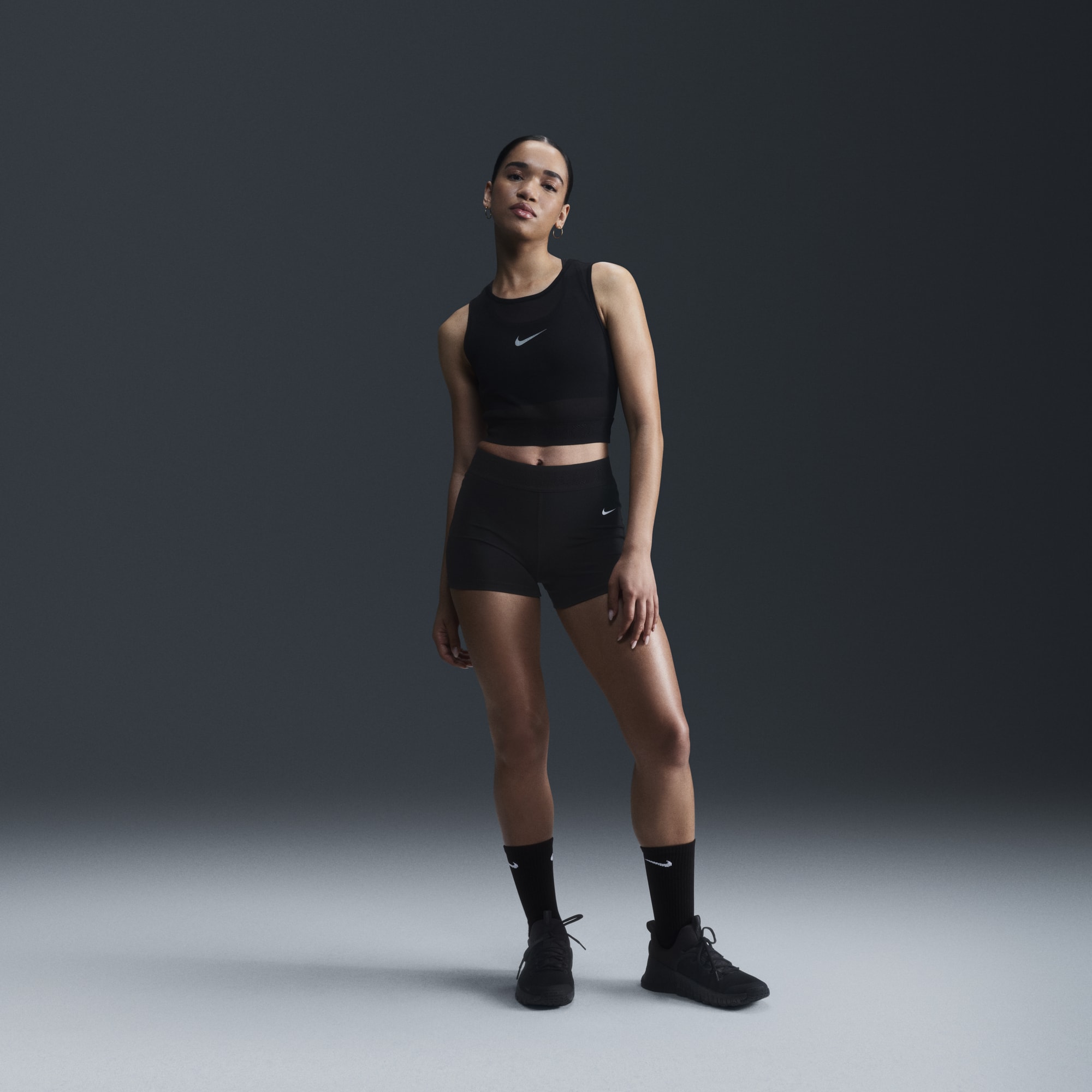 Nike Pro, NEGRO, hi-res