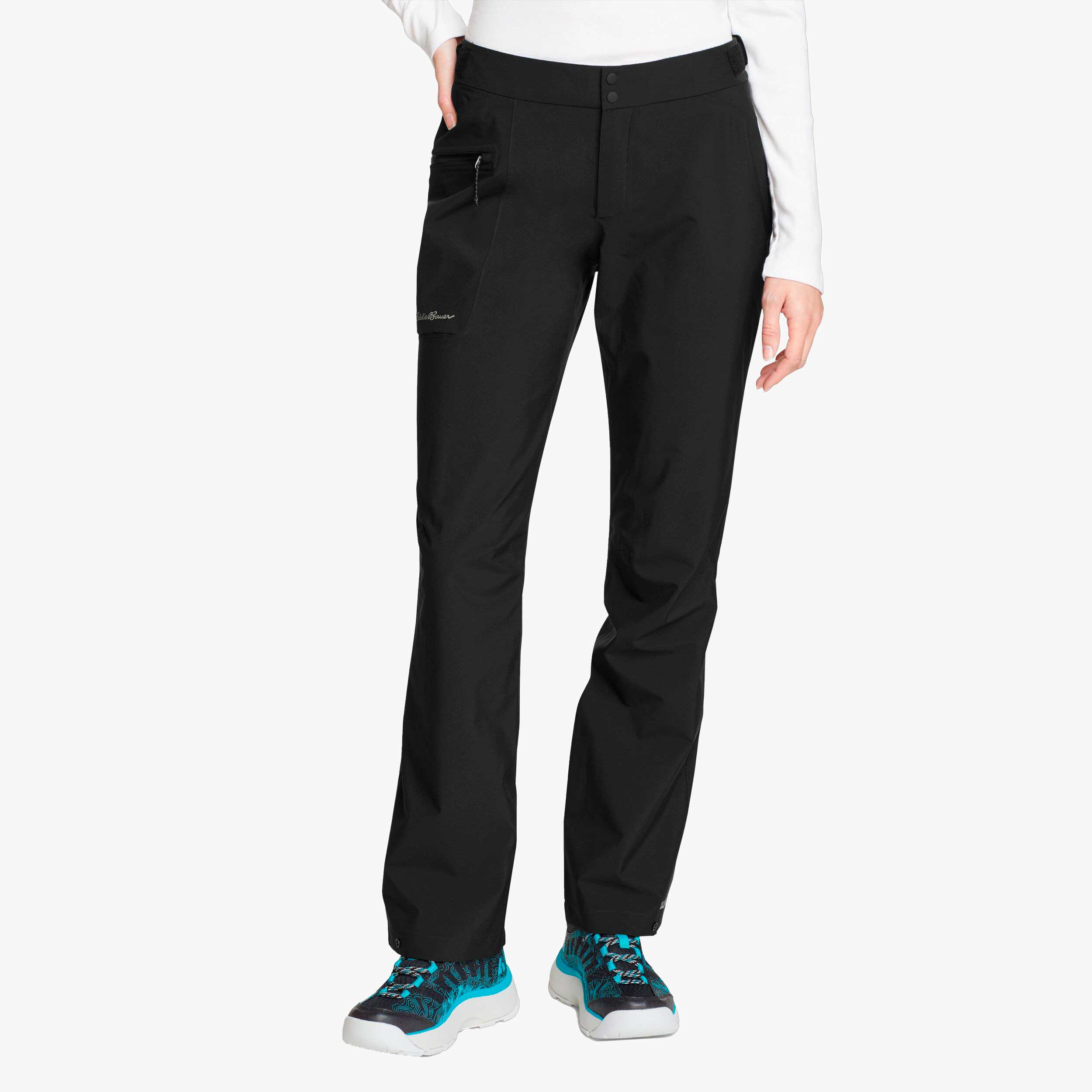 Eddie Bauer Cloud Cap Stretch Rain Pant, NEGRO, hi-res