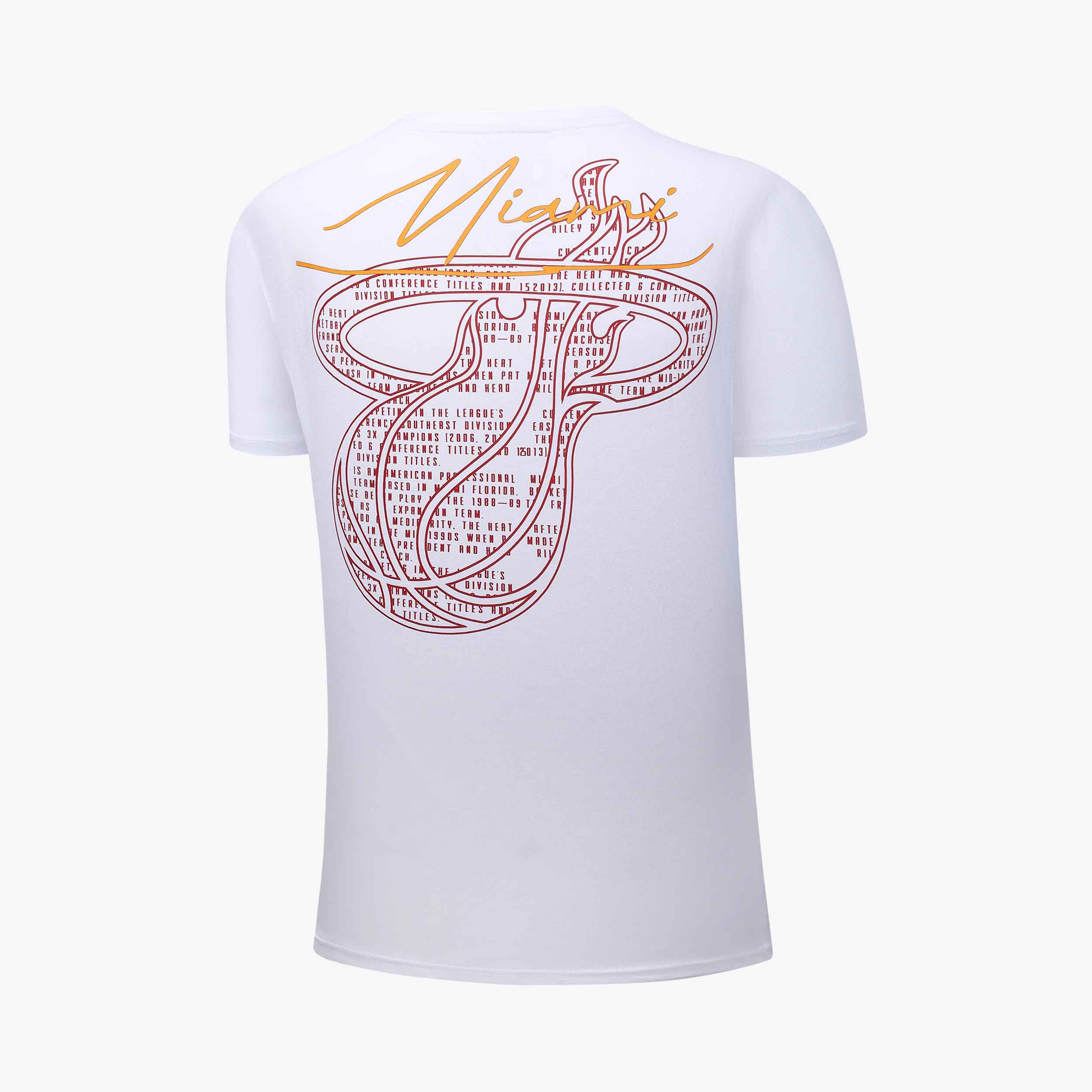 NBA Polera Write Up Heat, BLANCO, hi-res