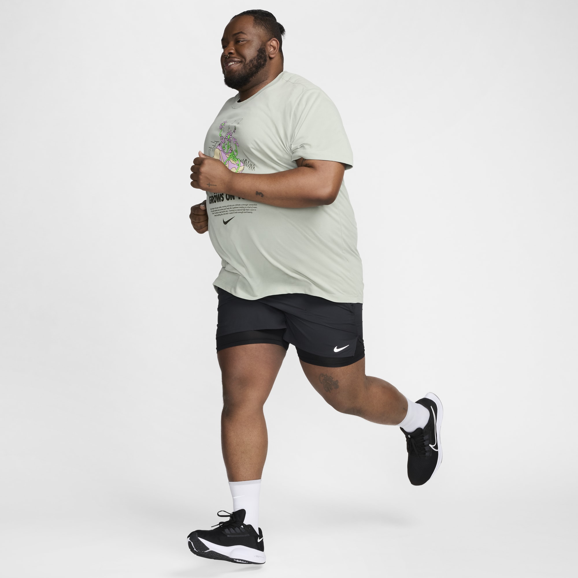 Nike Dri-Fit Running, VERDE, hi-res