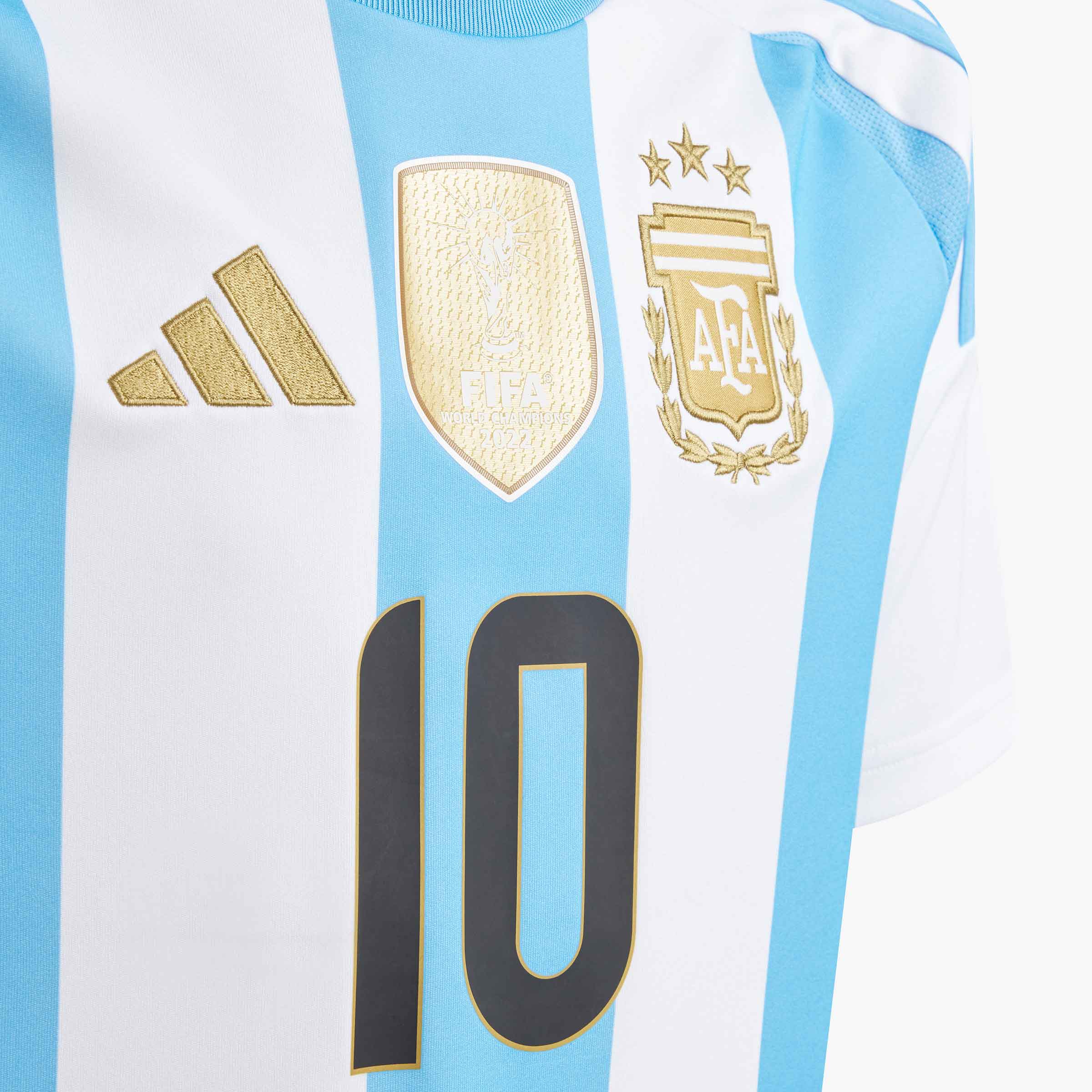 adidas Camiseta Argentina 24 Messi Home, BLANCO, hi-res