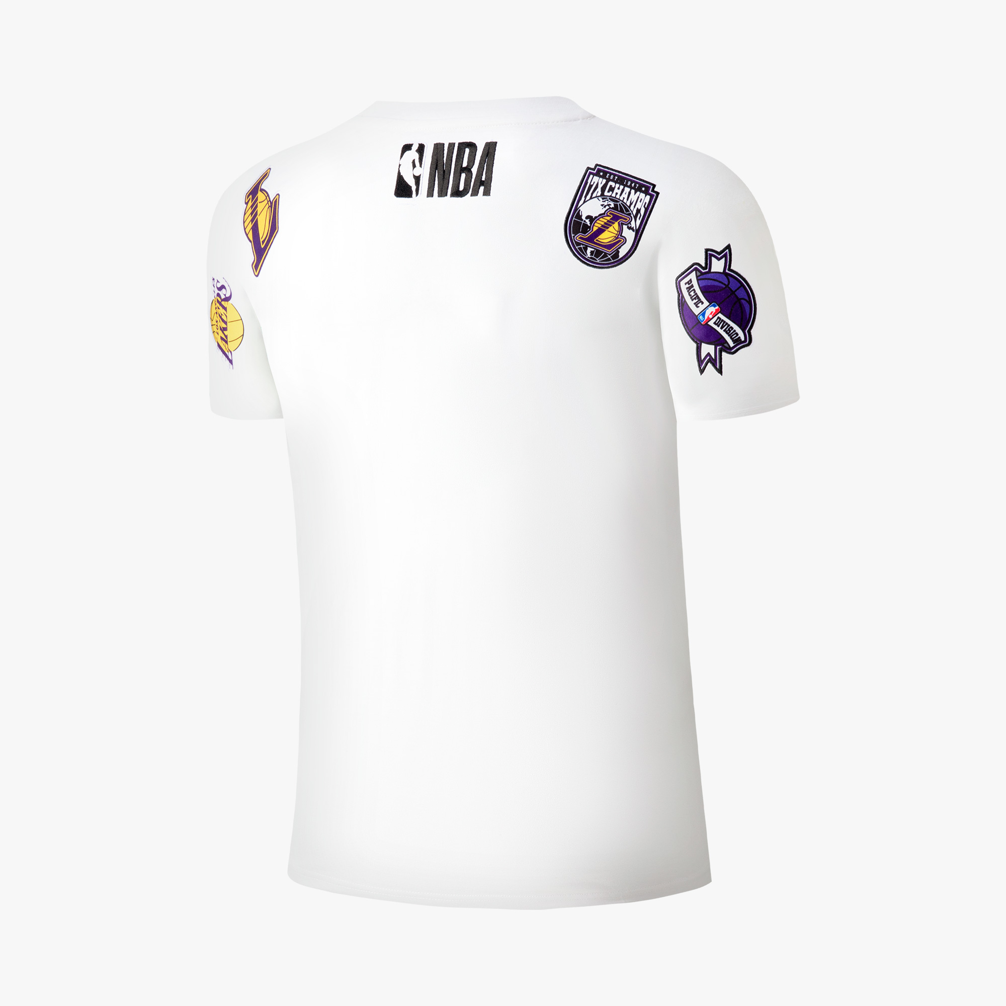 NBA Polera Two Seam Lakers, BLANCO, hi-res