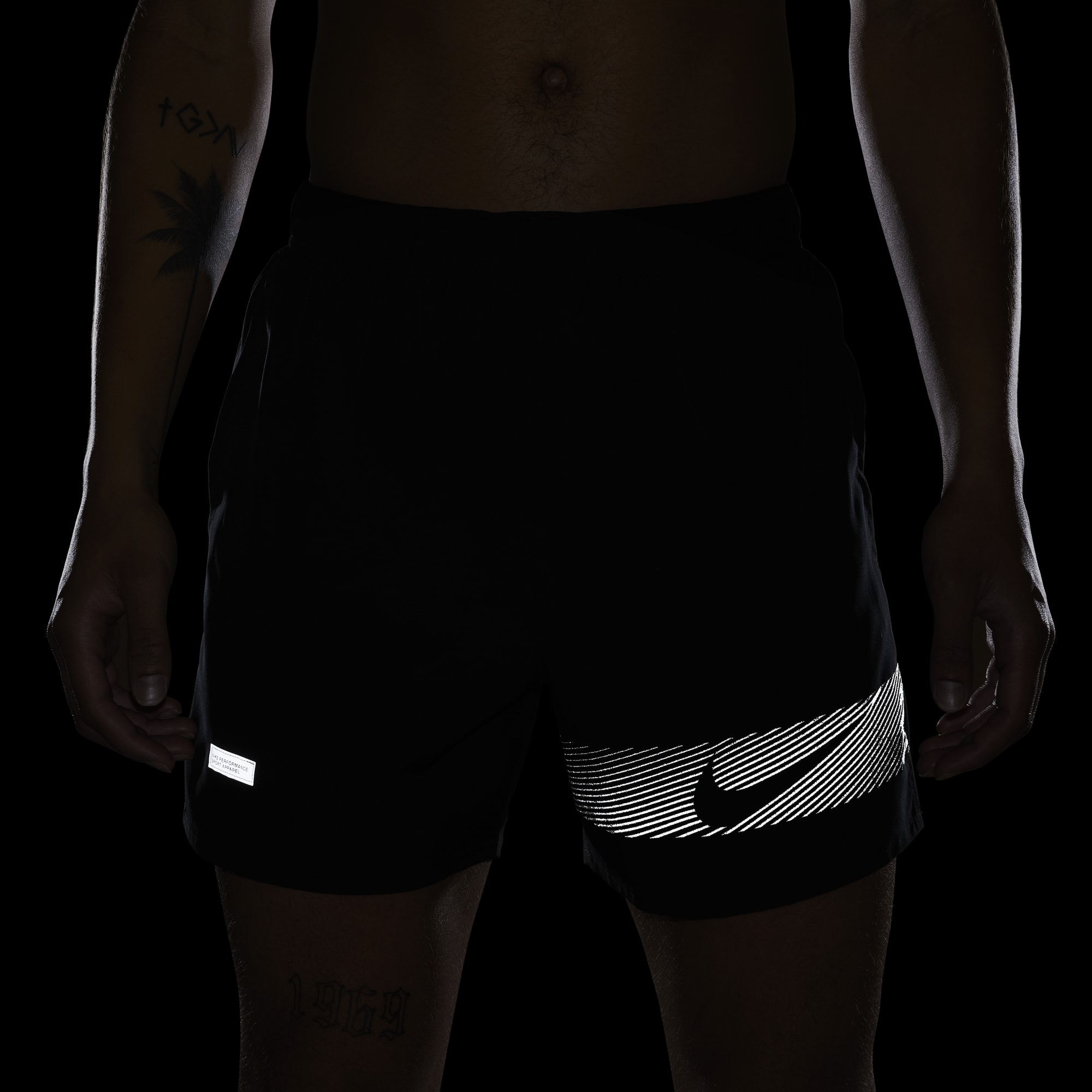 Nike Challenger Flash, Negro/Negro/Negro/Plata Reflectante, hi-res
