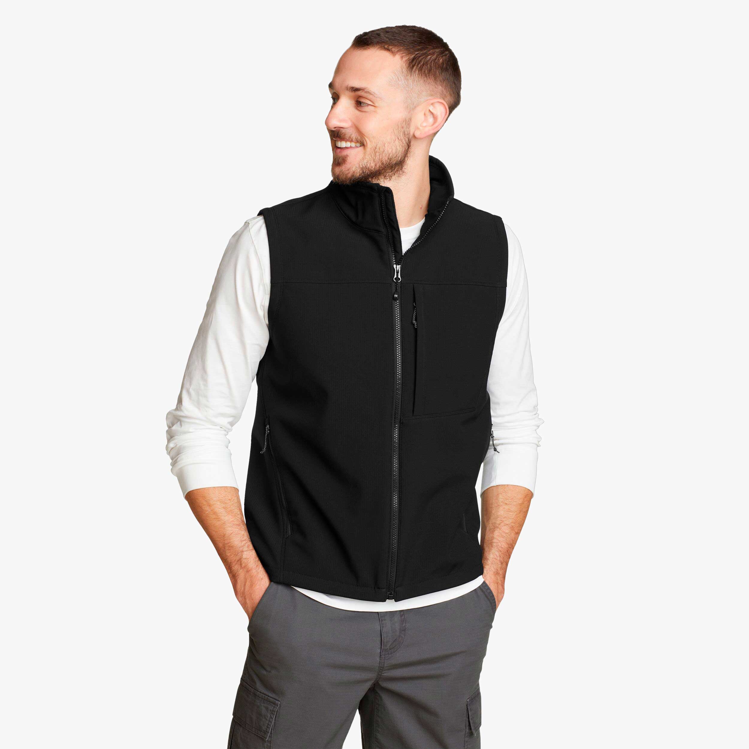 Eddie Bauer Windfoil Thermal Vest, NEGRO, hi-res