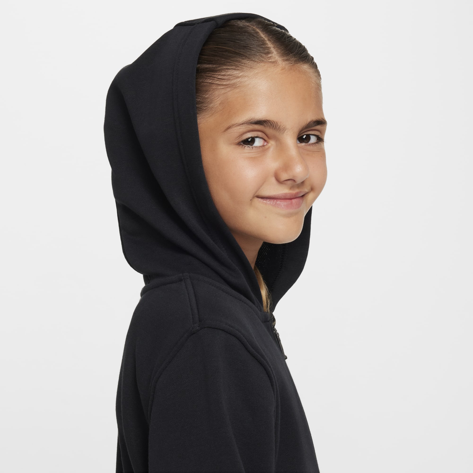 Nike Club Fleece, NEGRO, hi-res