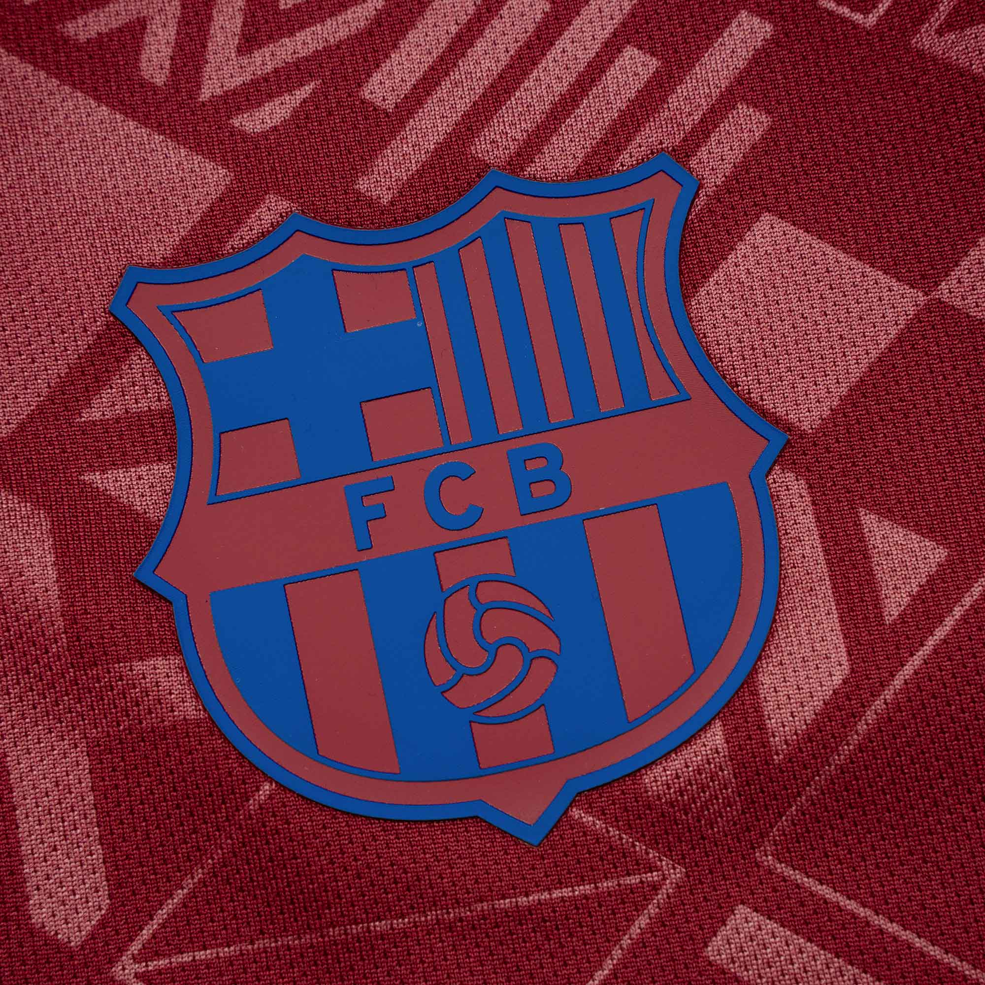 F.C. Barcelona Camiseta Geometric, AZUL, hi-res