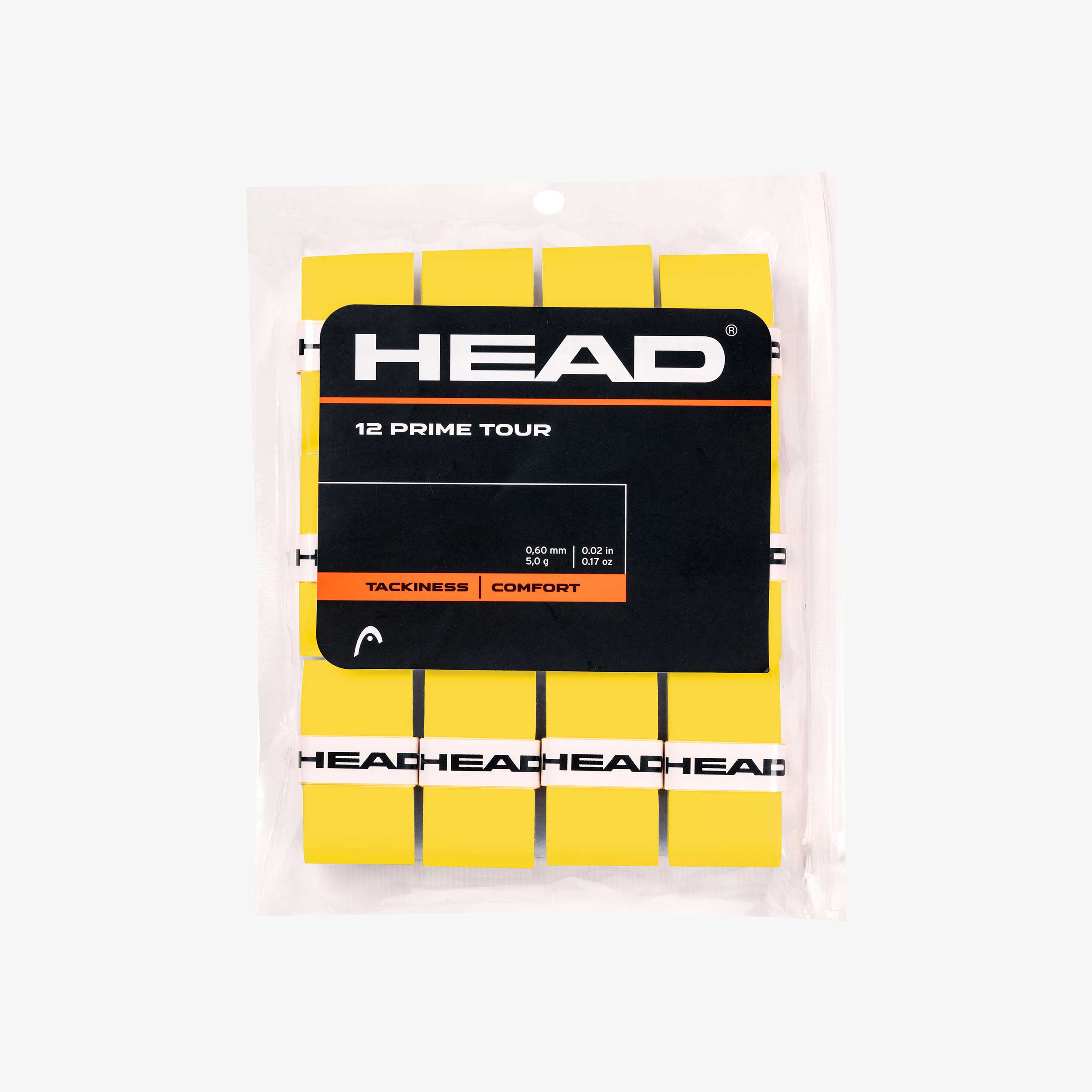 Head Overgrip Prime Tour Pack x 12, AMARILLO, hi-res